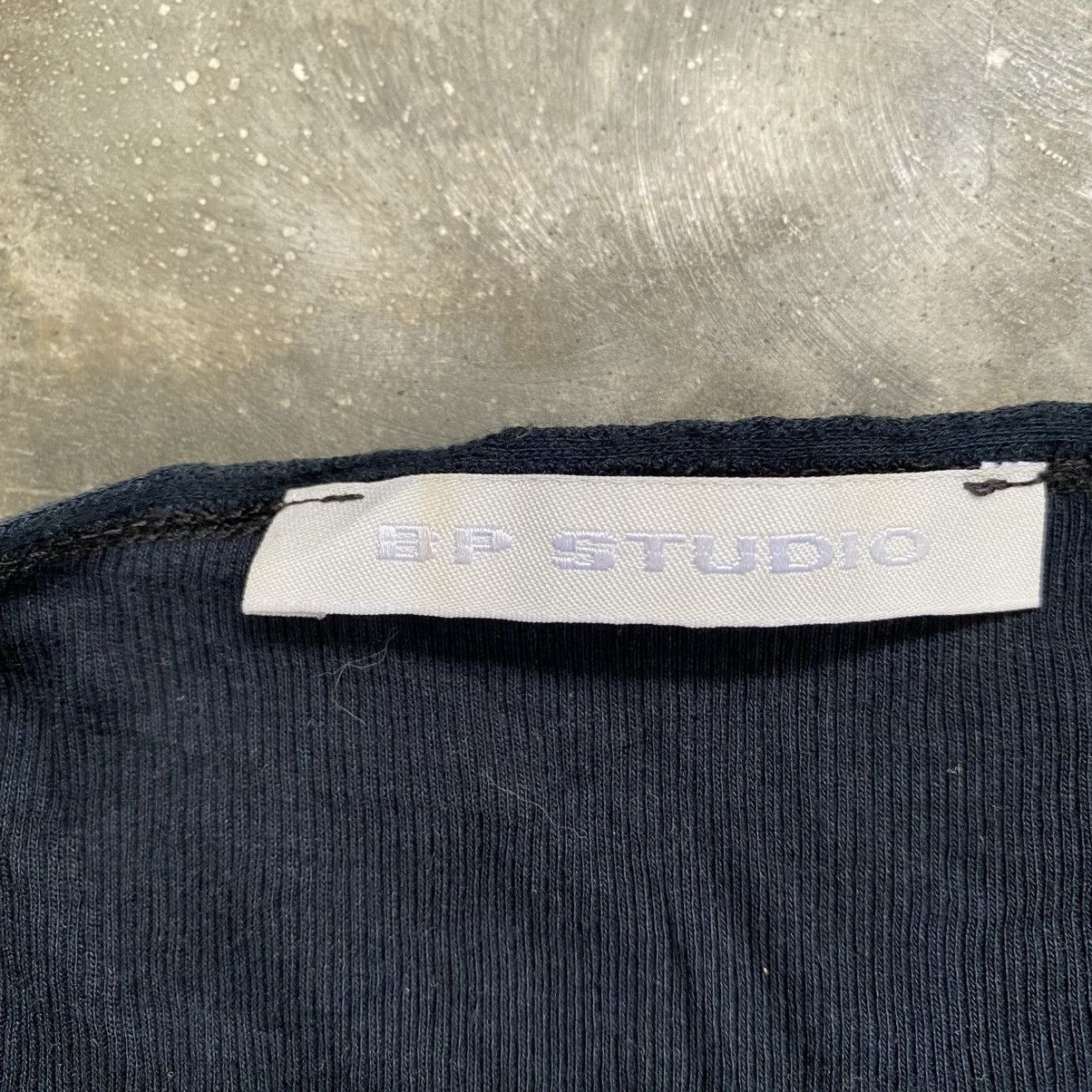 Japanese Brand 90s Bp Studio Navy LS Cardigan Size US XXS / EU 40 - 5 Thumbnail