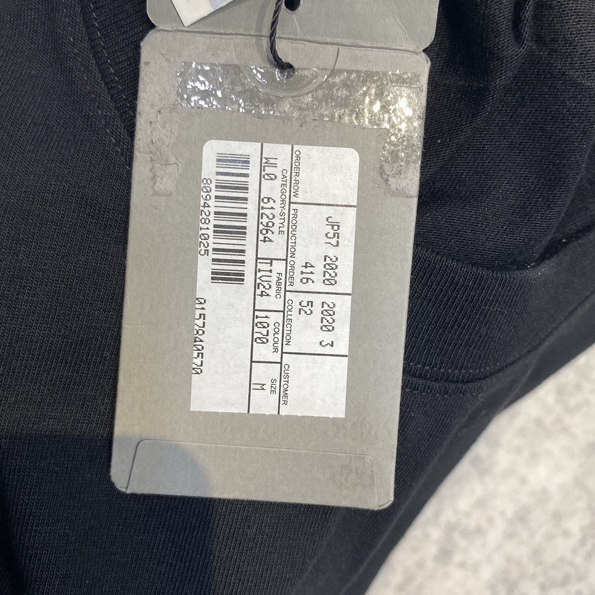 Balenciaga Balenciaga Black Cotton Crew Logo Print Fitted T-Shirt Size M / US 6-8 / IT 42-44 - 16 Thumbnail