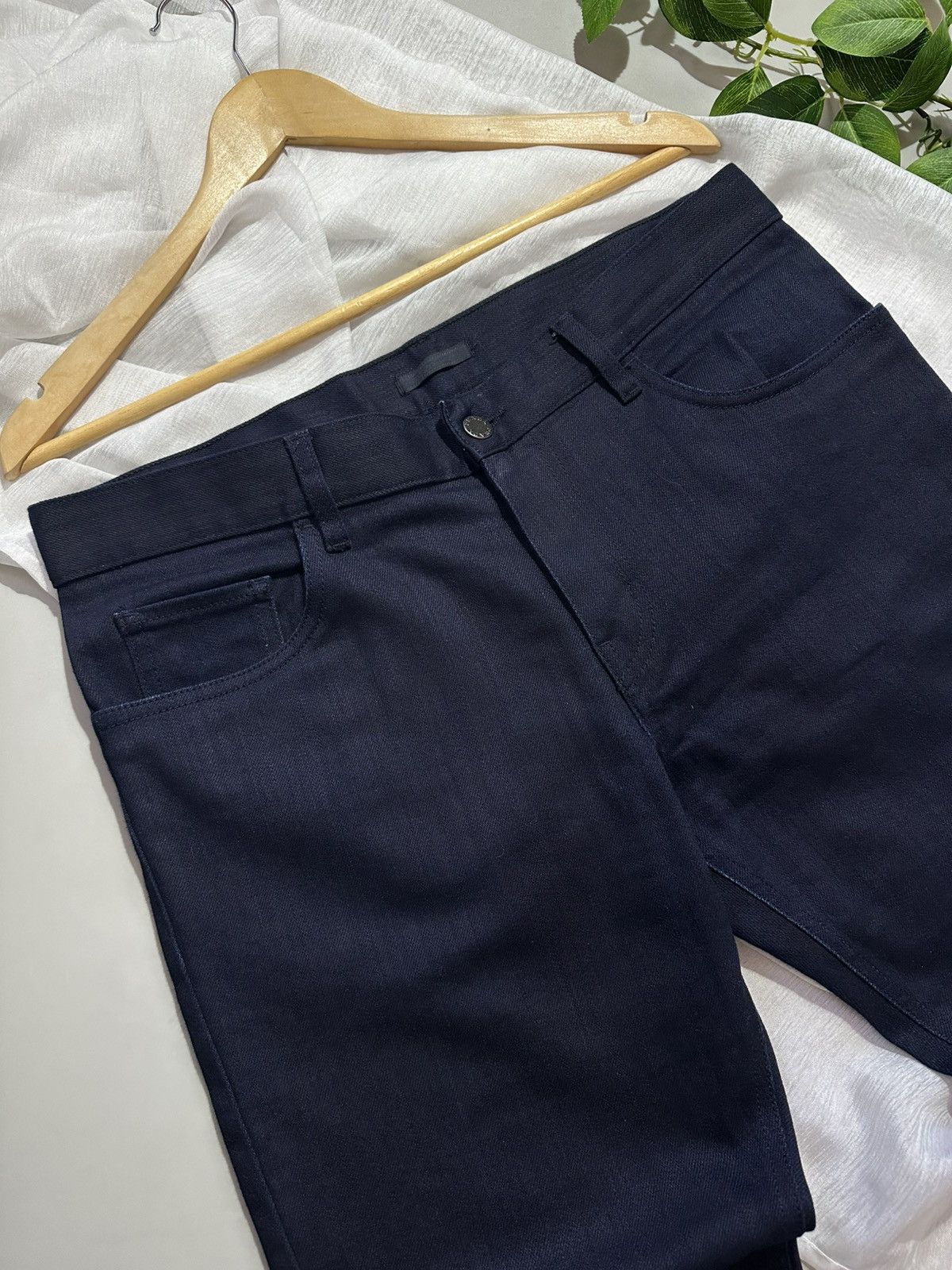 Prada Denim Jeans Prada Milano Dark Indigo Blue Navy Indigo Size US 34 / EU 50 - 12 Thumbnail