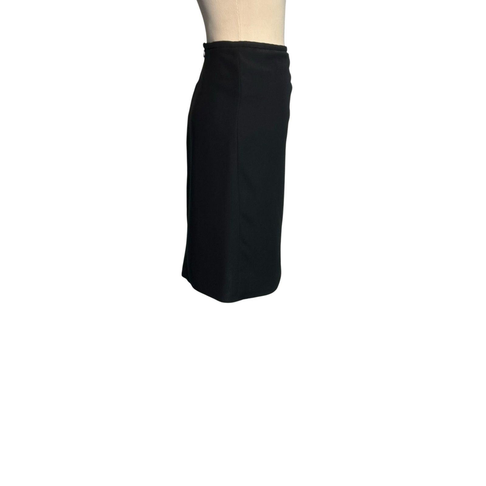 Armani Collezioni Armani Colezzioni black side ruched tulip skirt size 2 Size 28" / US 6 / IT 42 - 4 Thumbnail