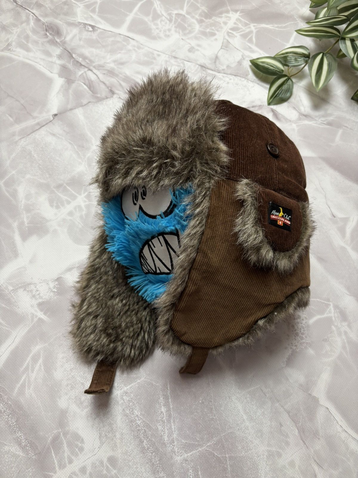 Other Alpine Club Switzerland Corduroy Trapper Hat Faux Fur Size ONE SIZE - 1 Thumbnail