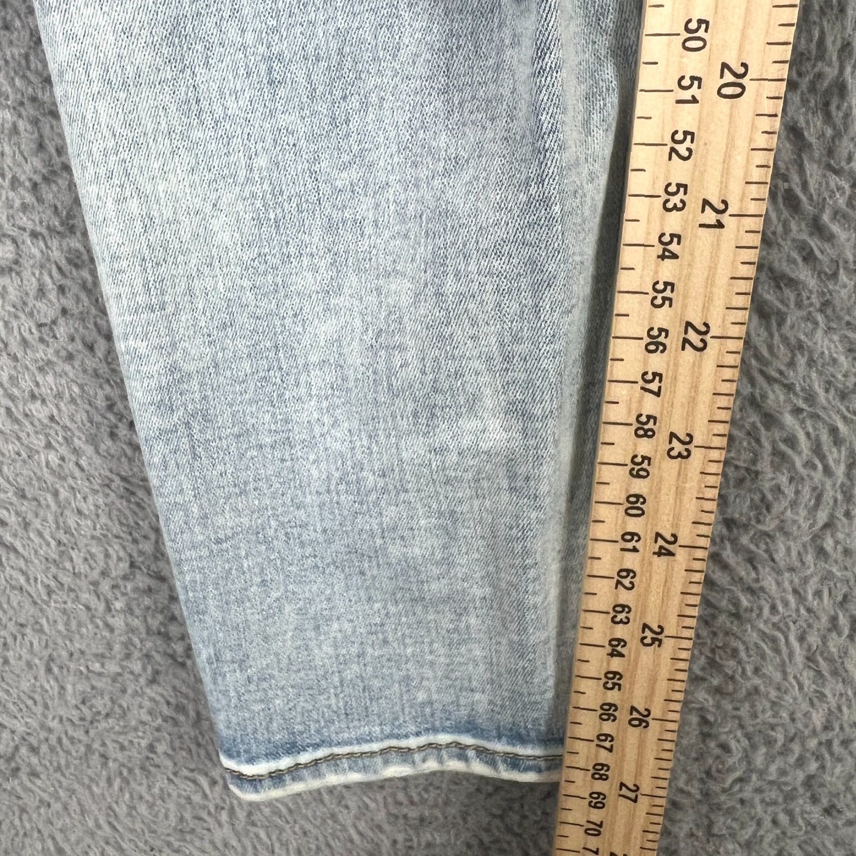 American Eagle Outfitters American Eagle Jeans Womens 4 Skinny High Rise Jegging Light Distressed Stretch Blue 4 Size 27" / US 4 / IT 40 - 5 Thumbnail