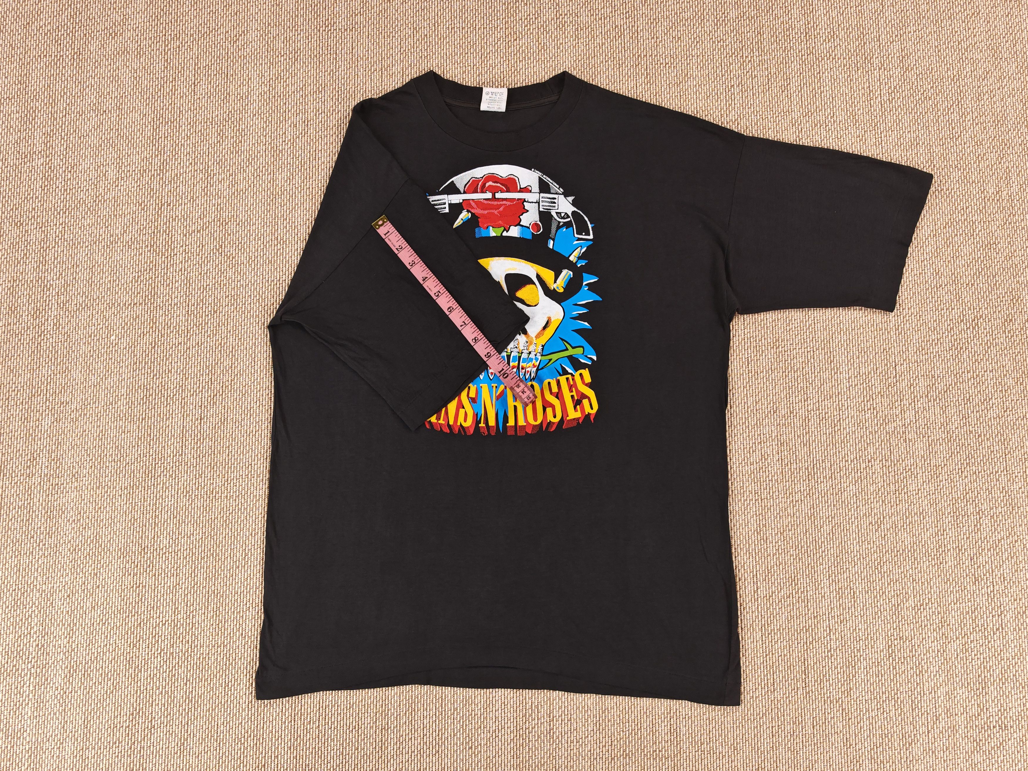 Vintage Vintage 1990s Guns and Roses Target International Tee Size US XL / EU 56 / 4 - 5 Thumbnail