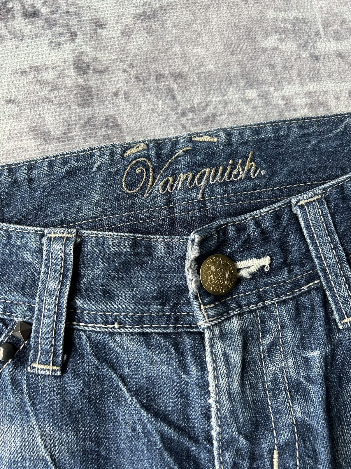 Vanquish Flared Vanquish Mudwash Punk Jeans Size US 31 - 14 Thumbnail