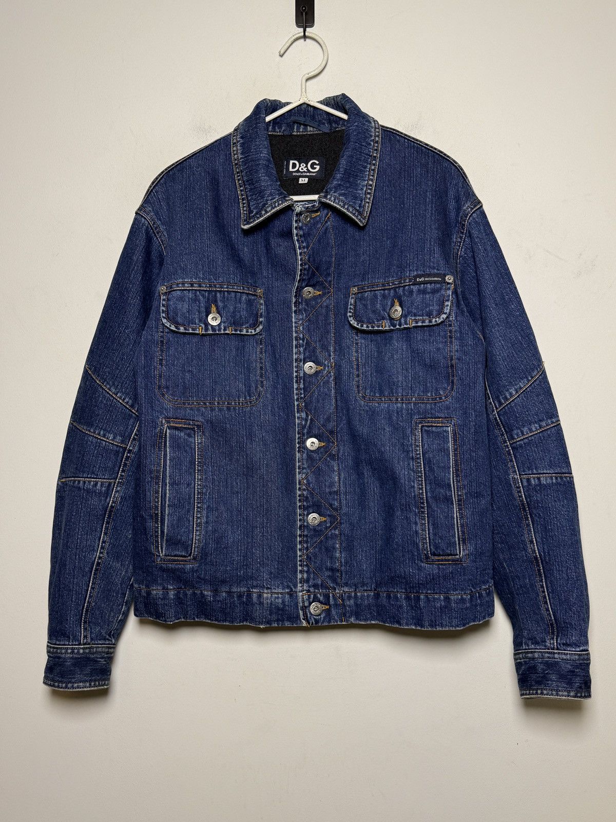 Dolce & Gabbana dolce&gabbana y2k archive multipocket denim/wool jacket Size US L / EU 52-54 / 3 - 8 Thumbnail