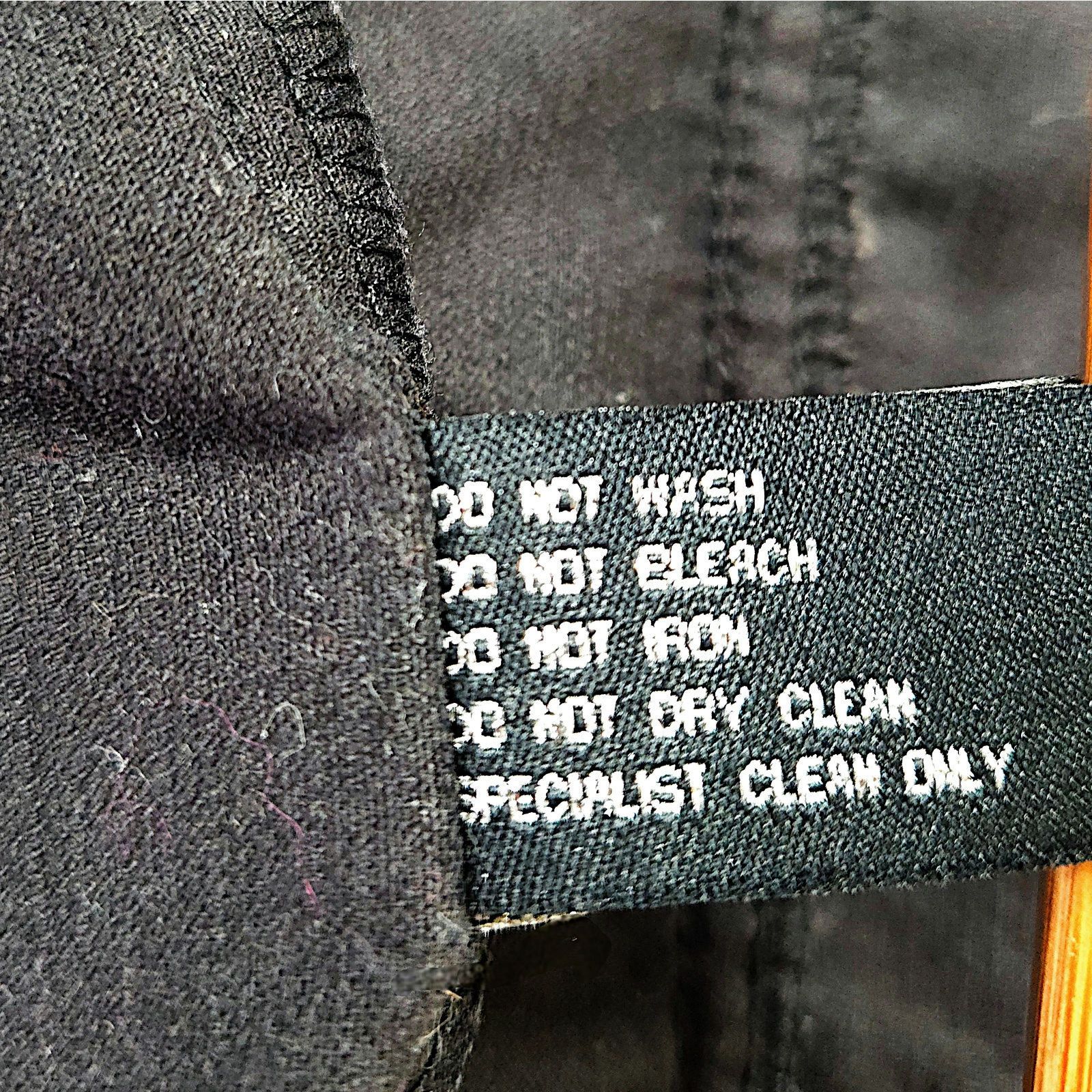 Other Jennyfer.J Corduroy Jacket Rabbit Fur Trim Black Y2K M Size M / US 6-8 / IT 42-44 - 10 Thumbnail