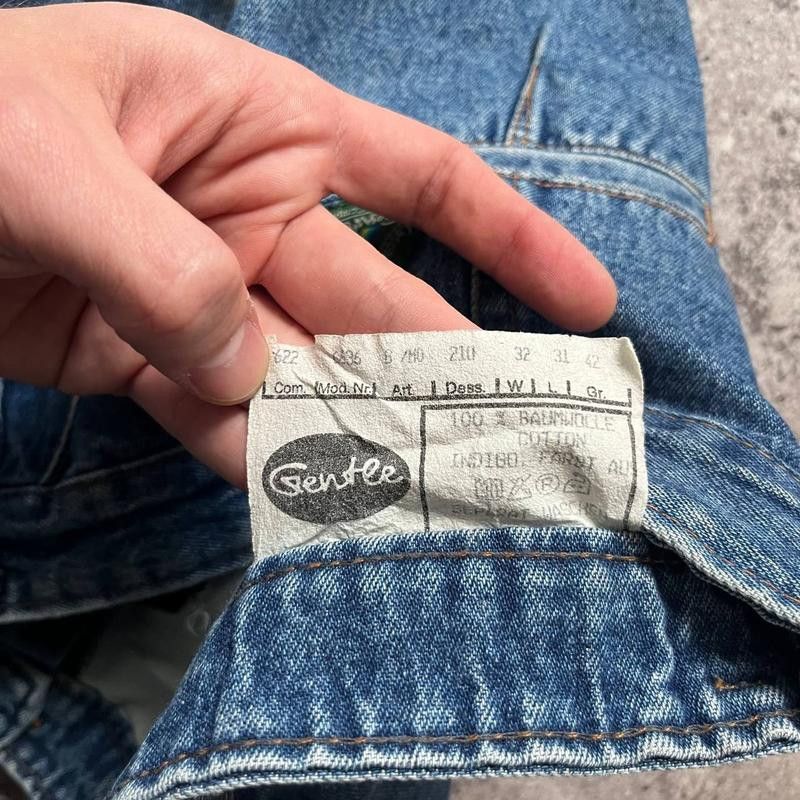 Japanese Brand × Vintage Vintage Y2K Gentee Baggy Hip-Hop Blue Jeans Size 31 Size US 31 - 5 Thumbnail