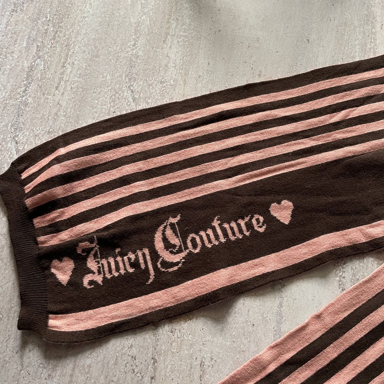 Juicy Couture × Vintage VINTAGE Y2K JUICY COUTURE RARE STRIPES SCARF GRUNGE SCARF Size ONE SIZE - 2 Thumbnail