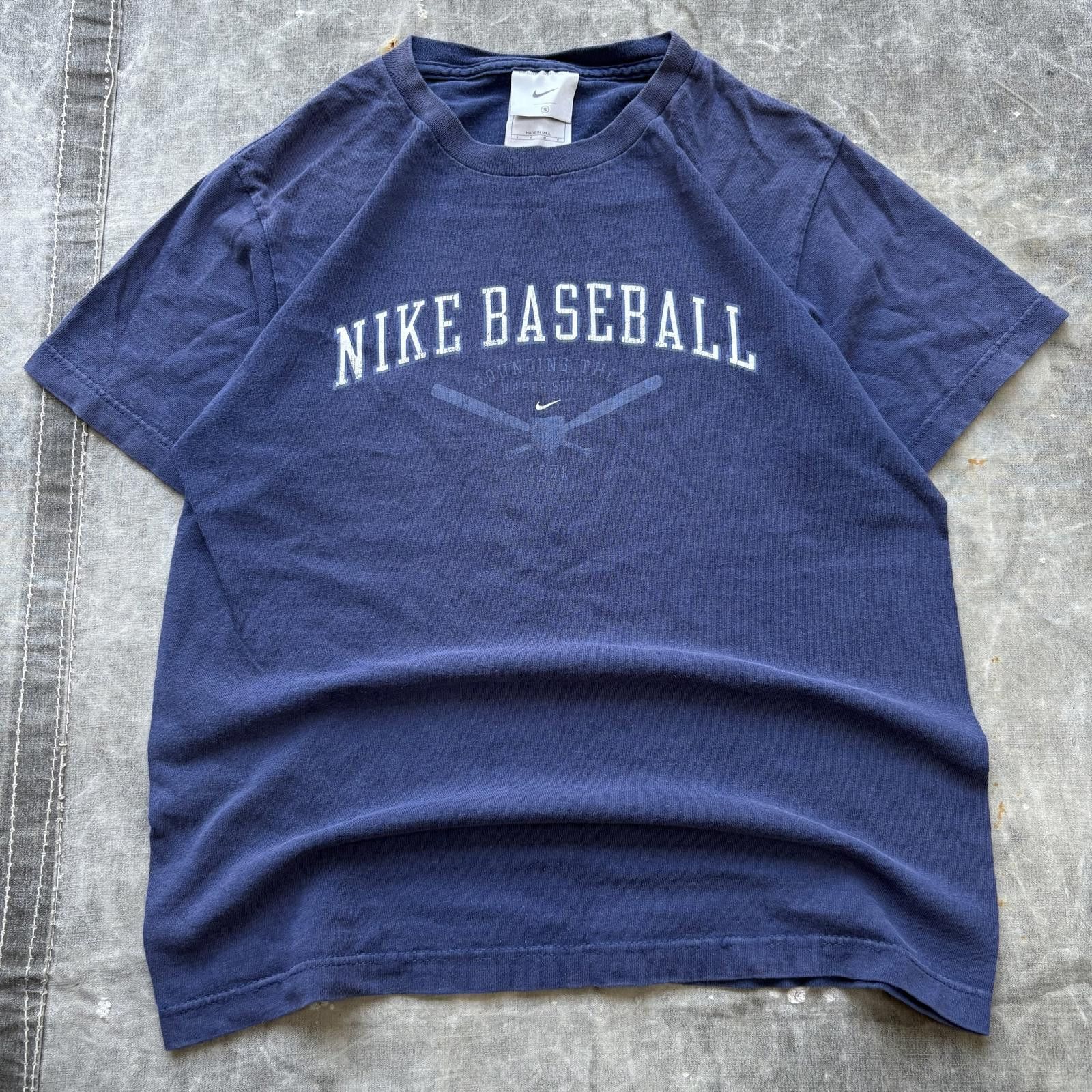 Nike Vintage Y2K Nike Baseball Center Swoosh Sportswear Shirt Size S / US 4 / IT 40 - 1 Thumbnail