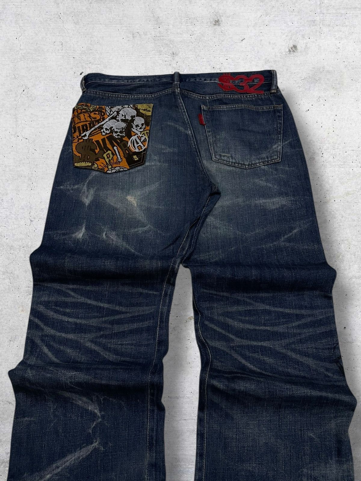 Swagger VINTAGE SWAGGER RARE 90S JAPAN DESIGNER ANARCHY RIPPED DENIM Size US 35 - 12 Thumbnail
