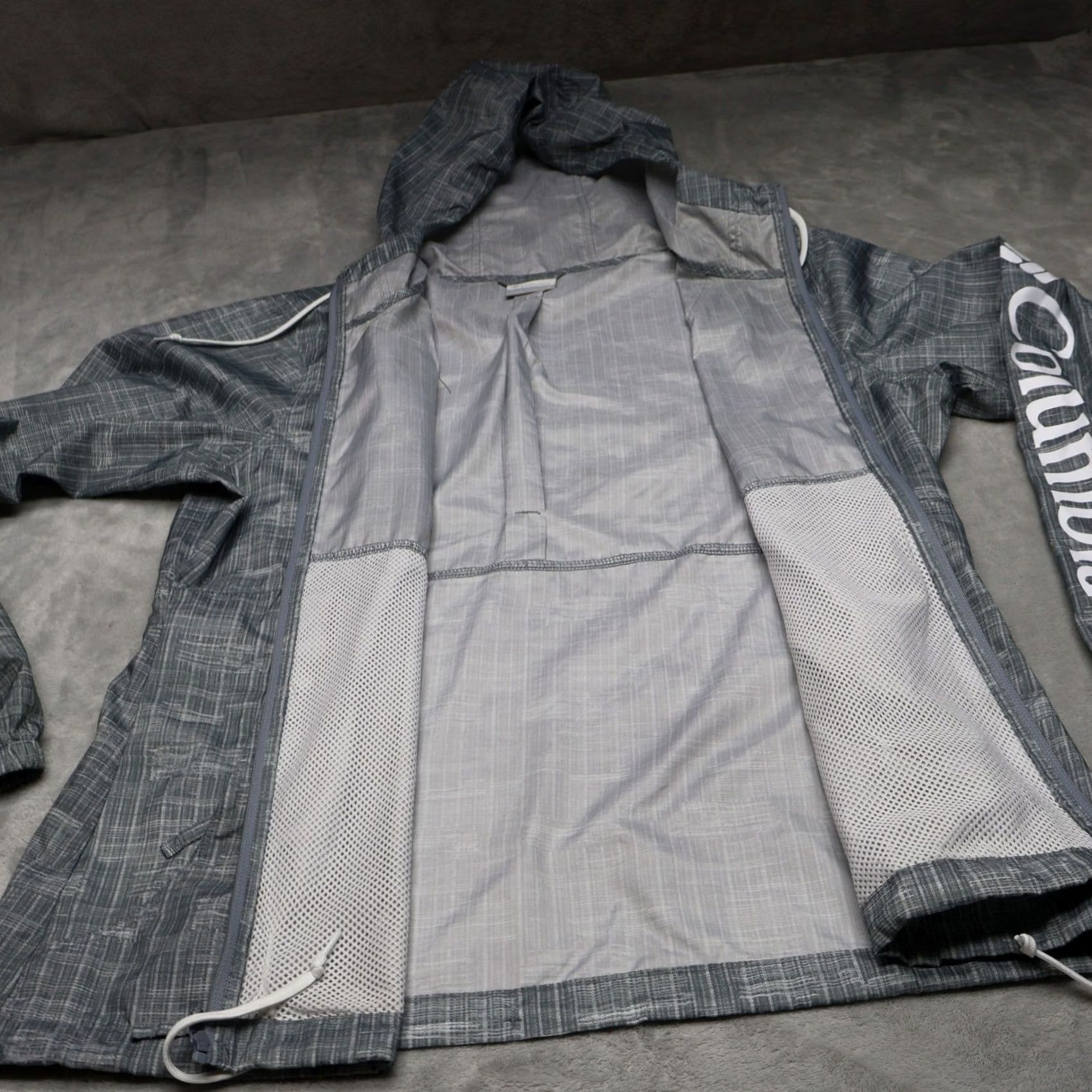 Vintage Columbia Jacket Womens Large Gray Full Zip Light Sleeve Hit Size L / US 10 / IT 46 - 6 Thumbnail