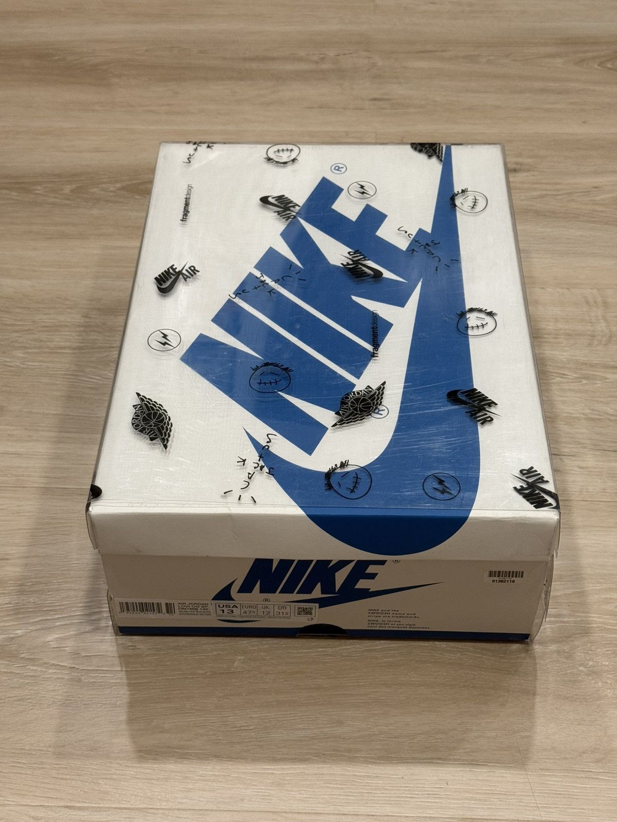 Fragment Design × Jordan Brand × Travis Scott Travis Scott Air Jordan 1 Low Fragment Sneakers Size US 13 / EU 46 - 21 Thumbnail