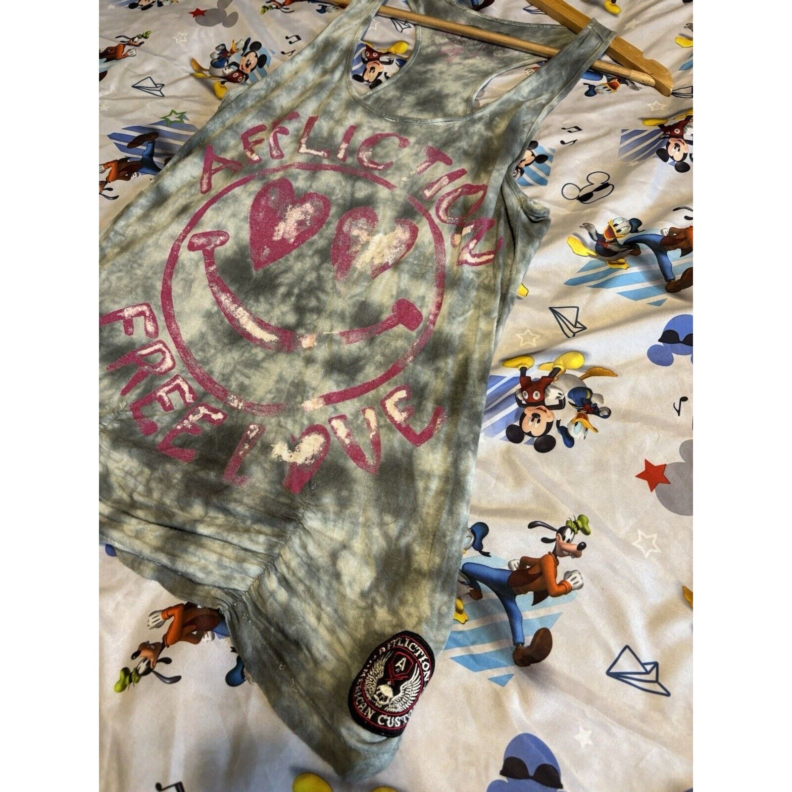 Affliction Vintage affliction free love tank womens shirt Size Medium Size US M / EU 48-50 / 2 - 7 Thumbnail