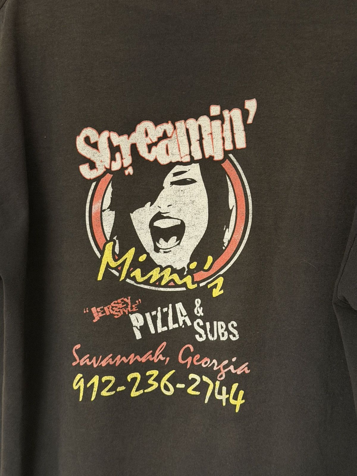 Vintage 🔥Vintage/Distressed Screamin’ Mimi’s T Shirt🔥 Size US XL / EU 56 / 4 - 6 Thumbnail