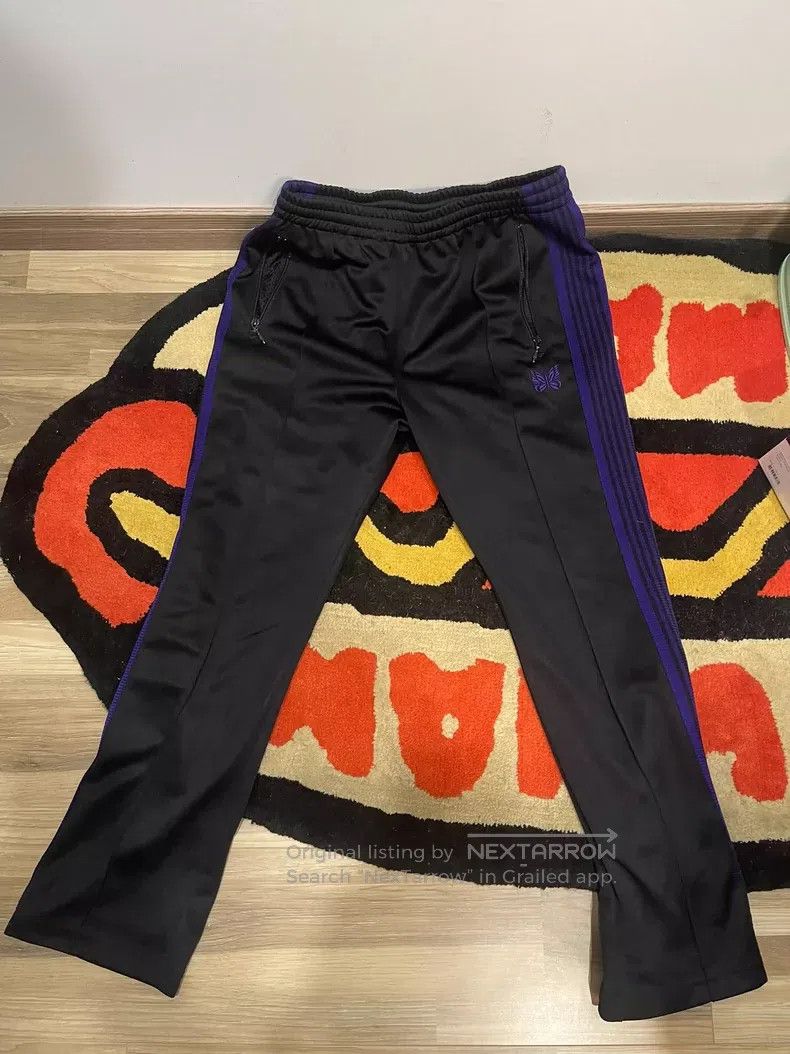 Needles Needles size S Black and purple sweatpants Size US 35 - 1 Thumbnail