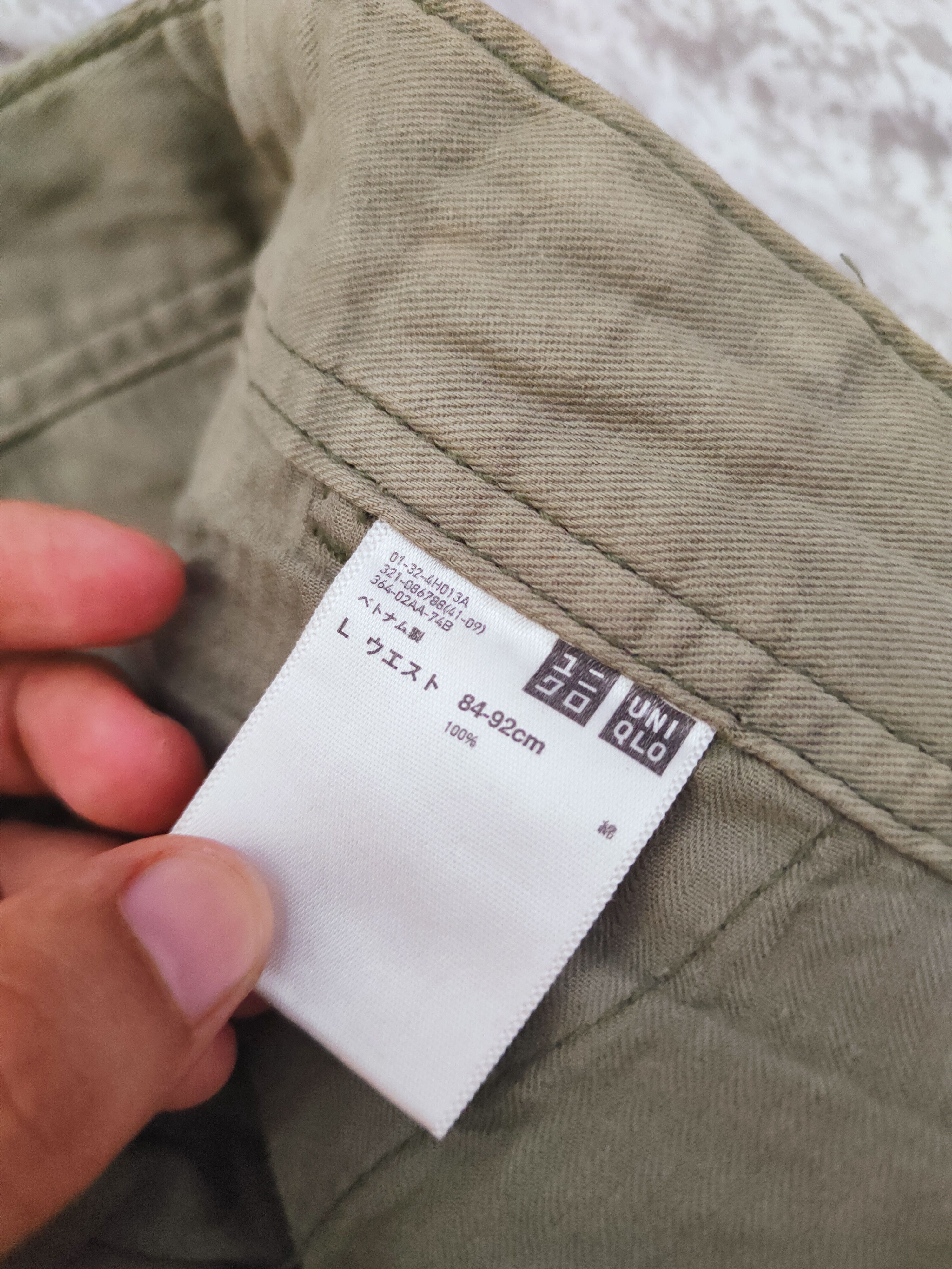 Japanese Brand Uniqlo Green Faded Multipocket Tactical Cargo Pants #W910 Size US 36 / EU 52 - 13 Thumbnail