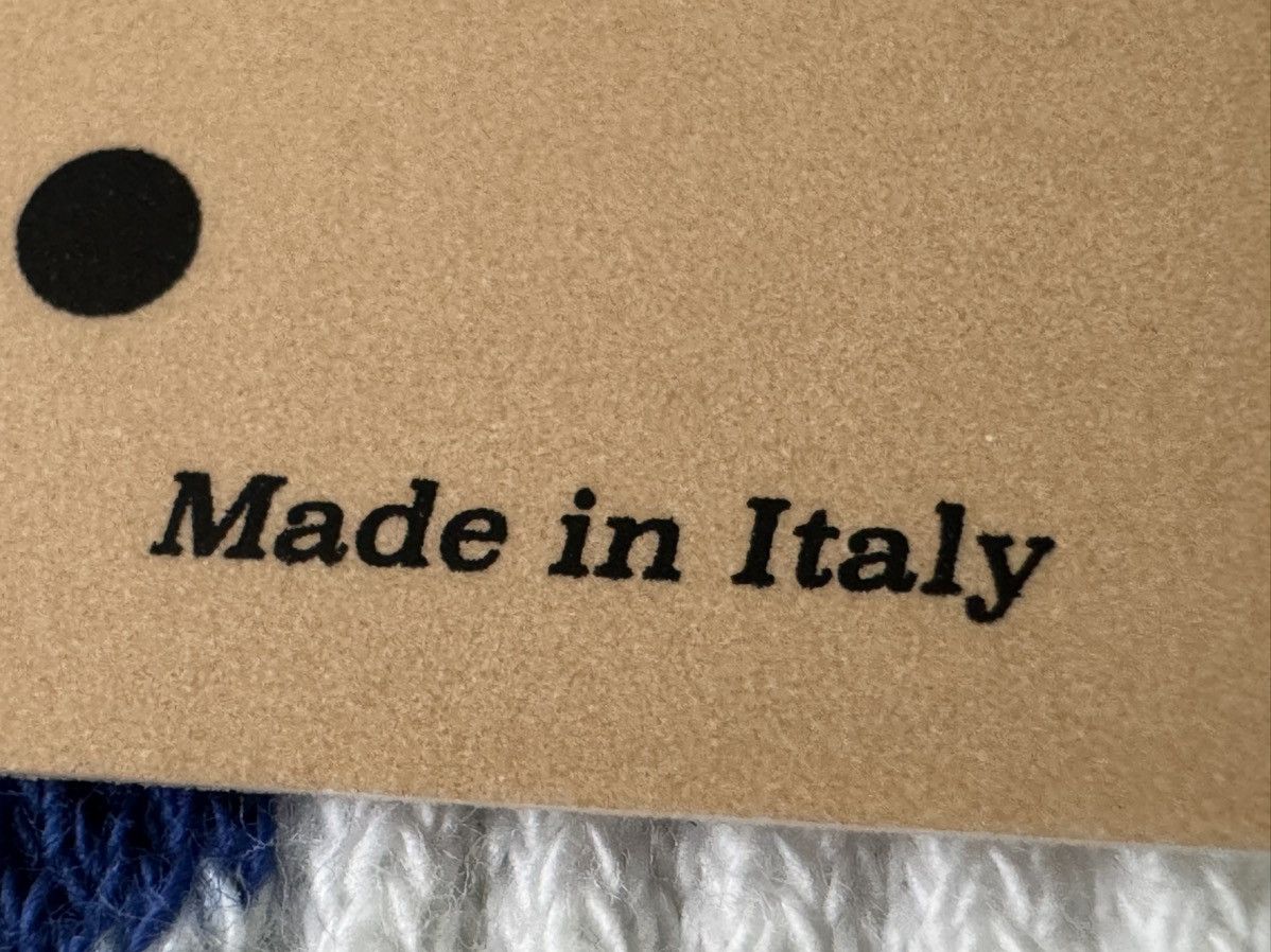 Advisory Board Crystals ITALY MADE ABC Socks White Blue ABC. 123 Cream Size ONE SIZE - 3 Thumbnail