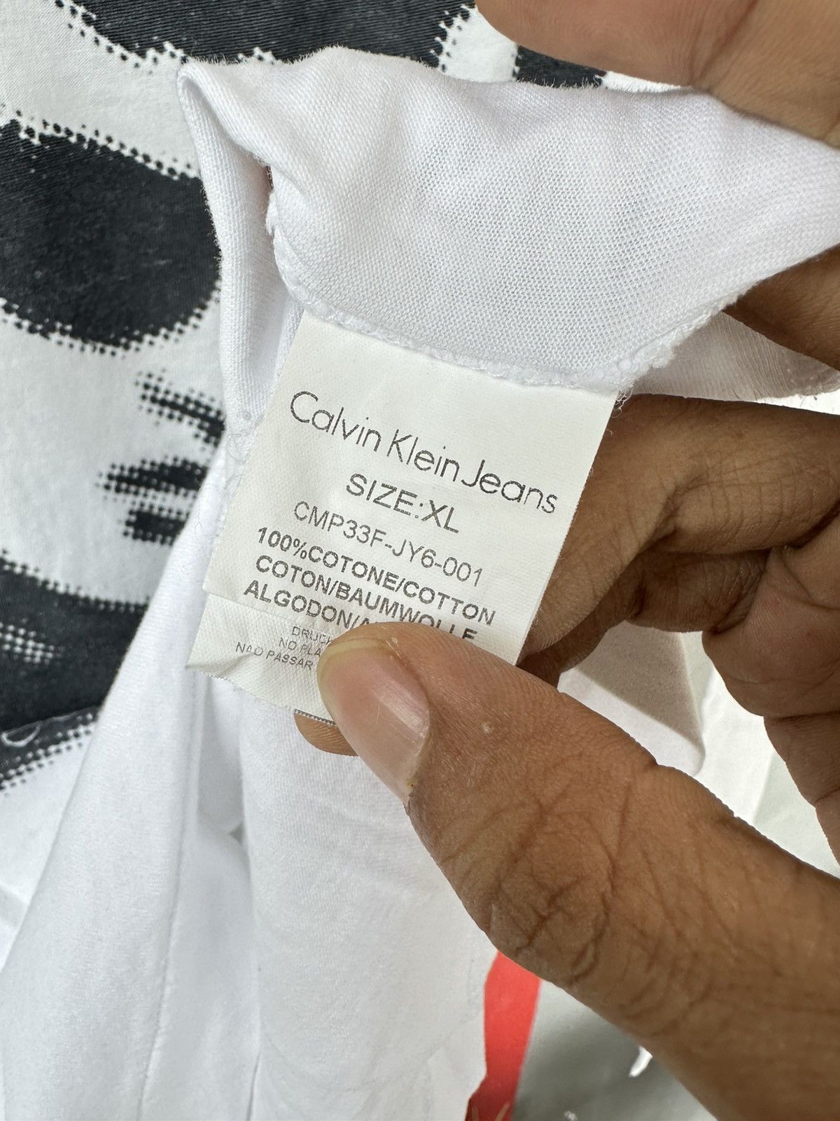 Calvin Klein Vintage Calvin Klein Jeans Photo Tee Size US XL / EU 56 / 4 - 9 Thumbnail