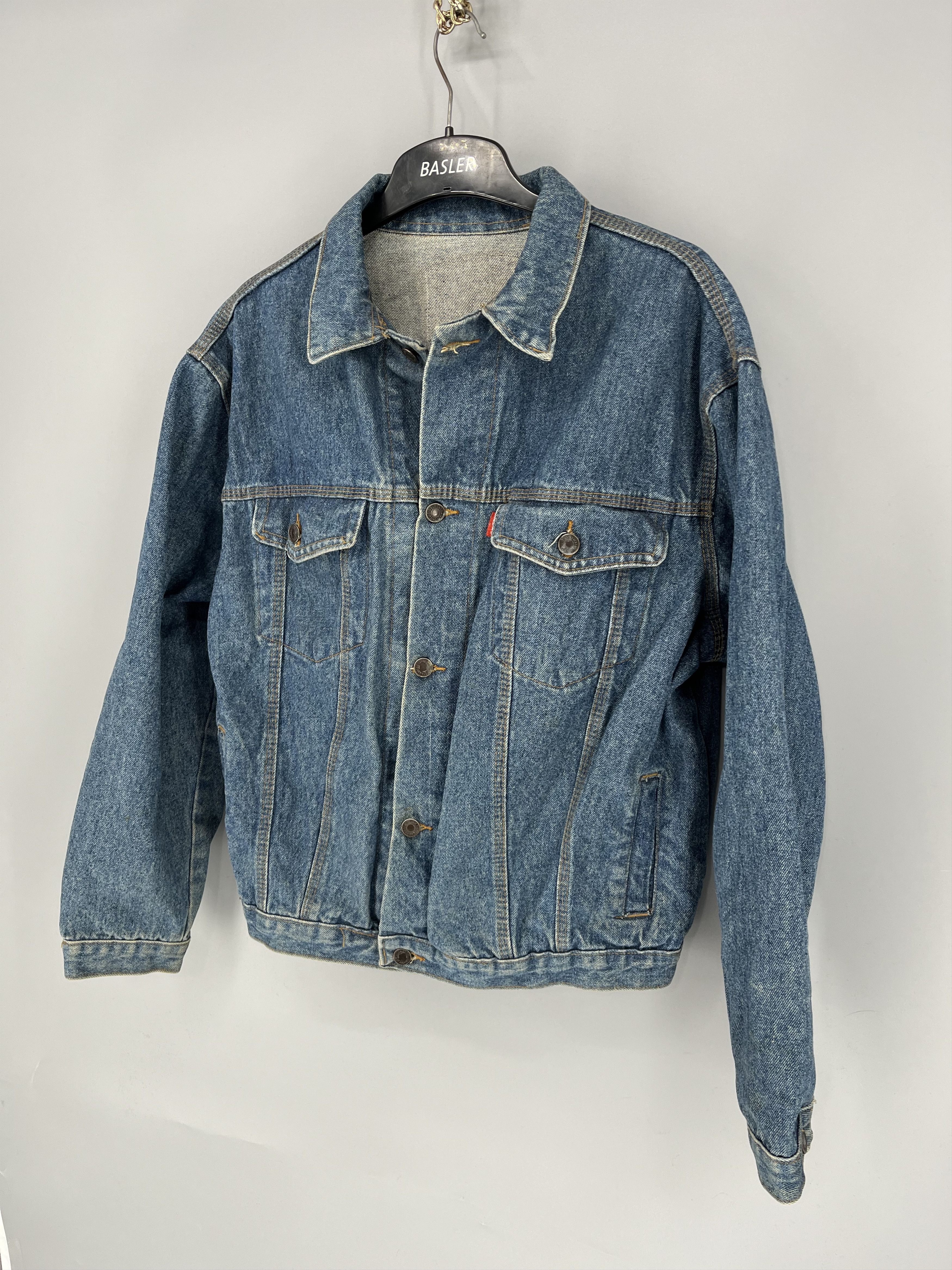 Levi's VINTAGE 40s 50s 60s 70s LEVIS TRUCKER DENIM JACKET Size US L / EU 52-54 / 3 - 4 Thumbnail