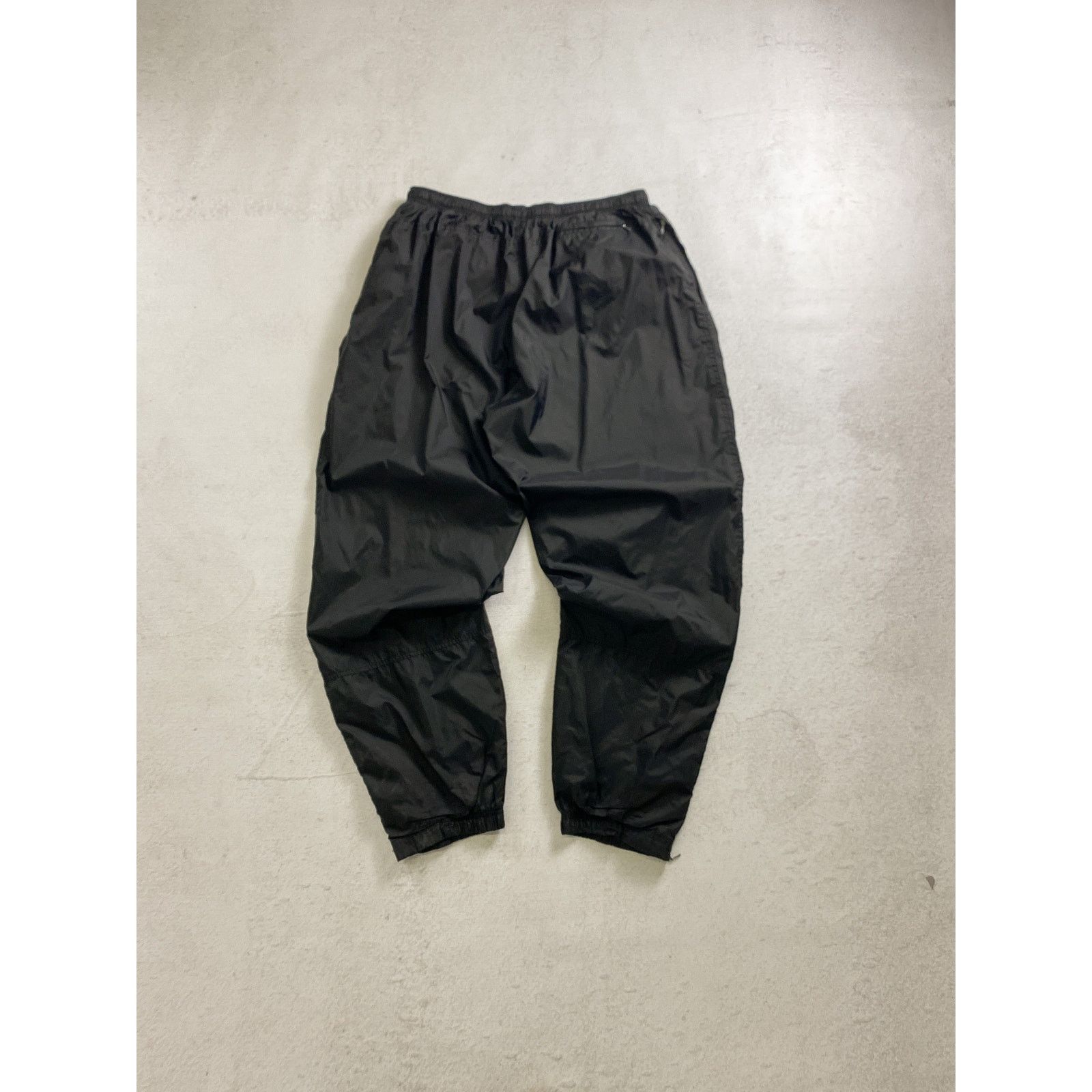 Nike Vintage 90s Nike Cuffed Black Pants - Men's 2XL Size US 32 / EU 48 - 2 Thumbnail