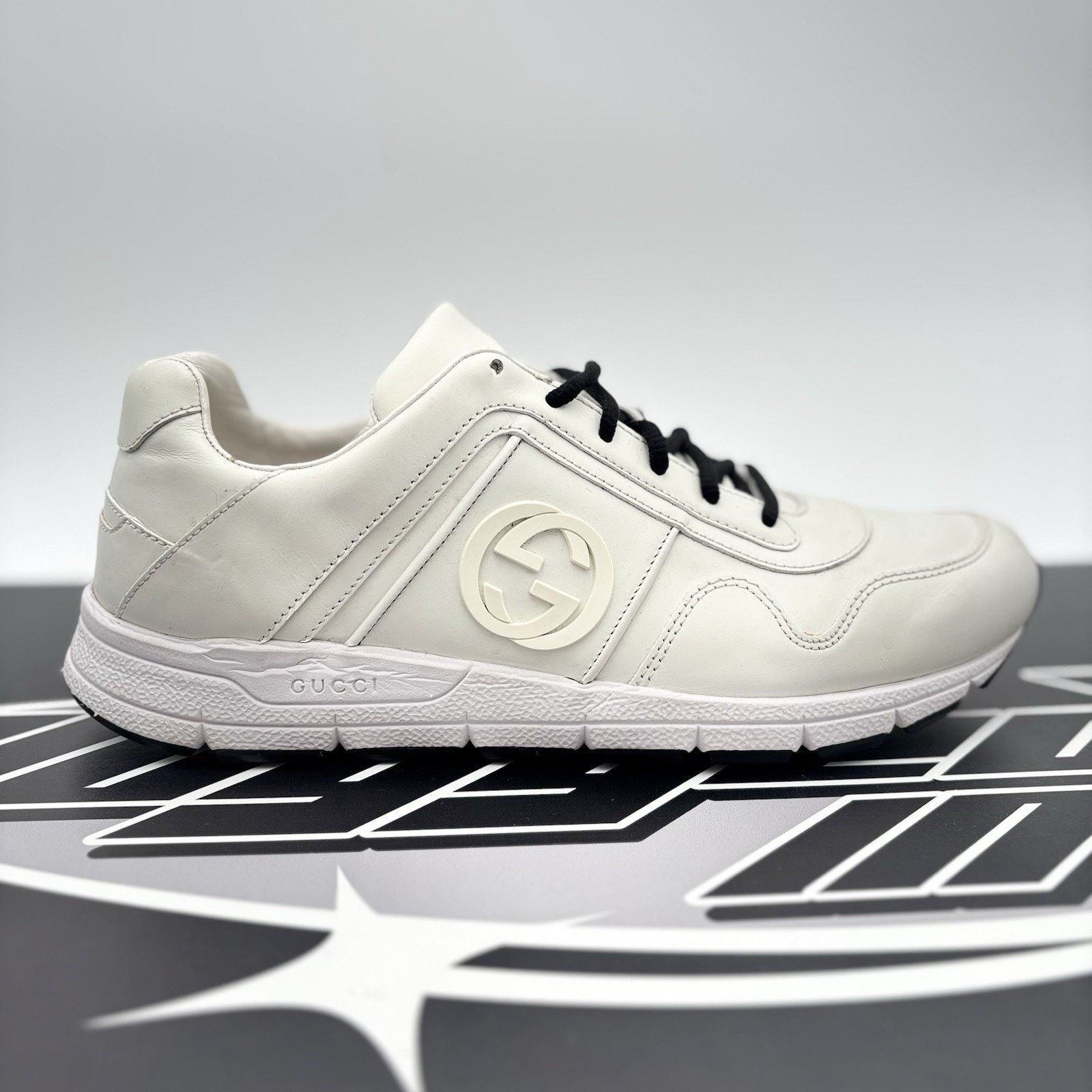 Gucci Gucci Leather Low Top ' White ' | GOOD CONDITION! Size US 6.5 / EU 39-40 - 2 Thumbnail