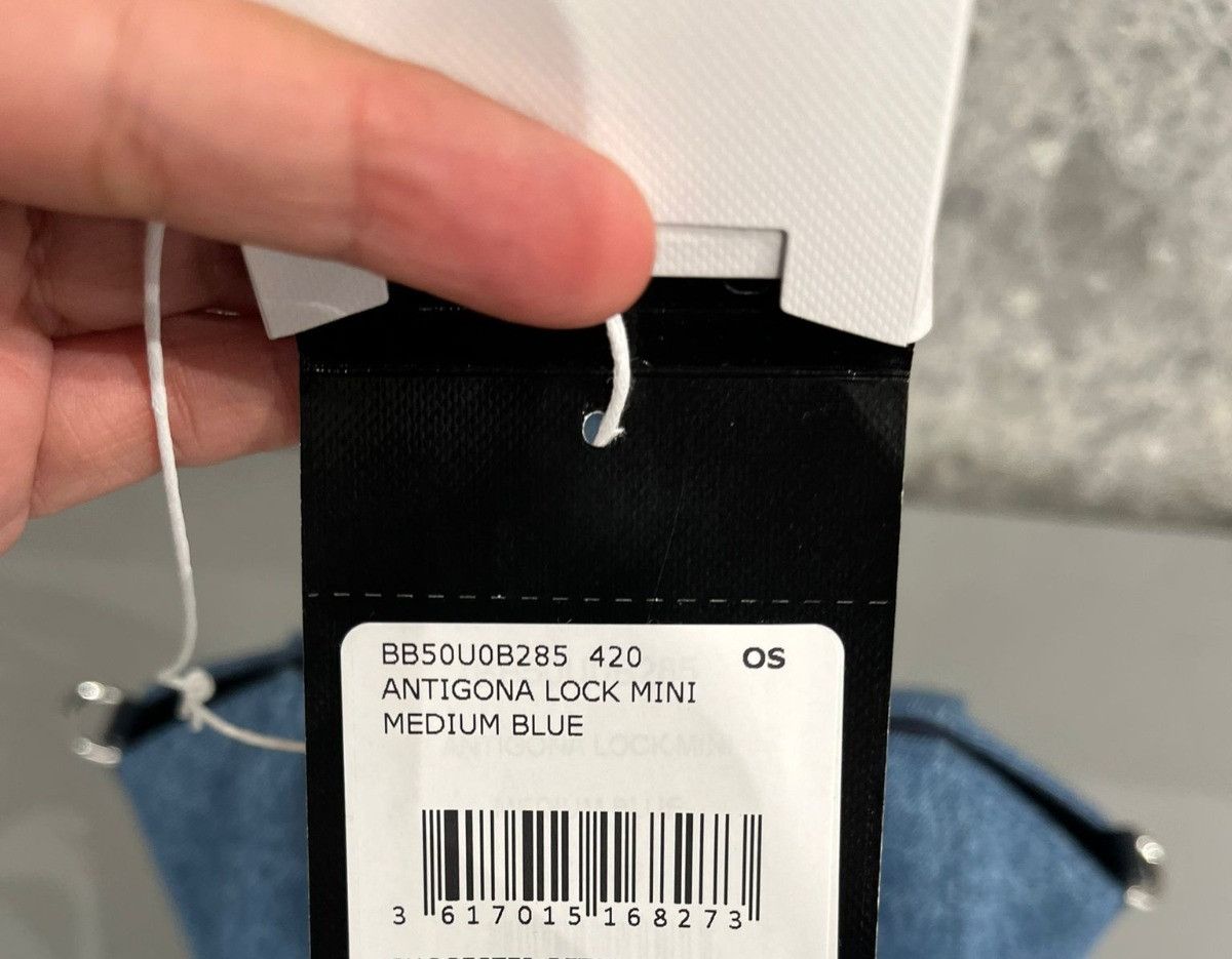 Givenchy oc11z0725 Size: OS / Mini Antigona Lock Bag in Medium Blue Size ONE SIZE - 5 Thumbnail