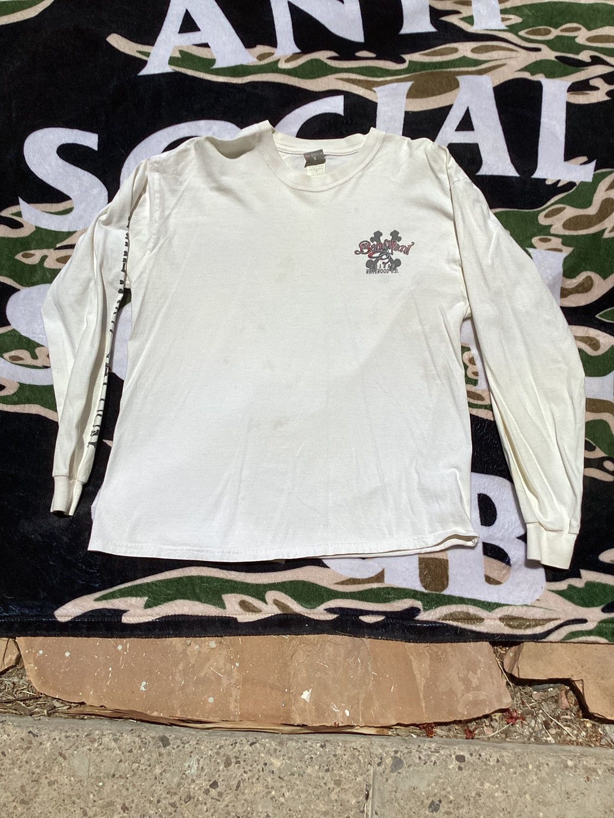 Other Vtg 90s/Y2K boneyard saloon Whitewood, SD motorcycle biker T Size US L / EU 52-54 / 3 - 3 Thumbnail