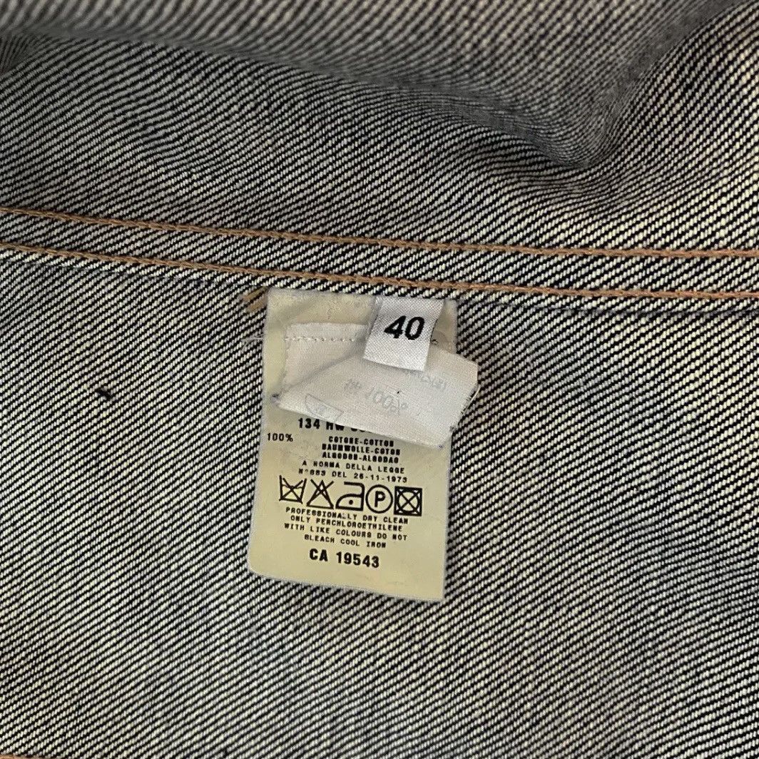 Helmut Lang Helmut Lang 00s 3rd Denim Trucker Jacket Size US XXS / EU 40 - 4 Thumbnail