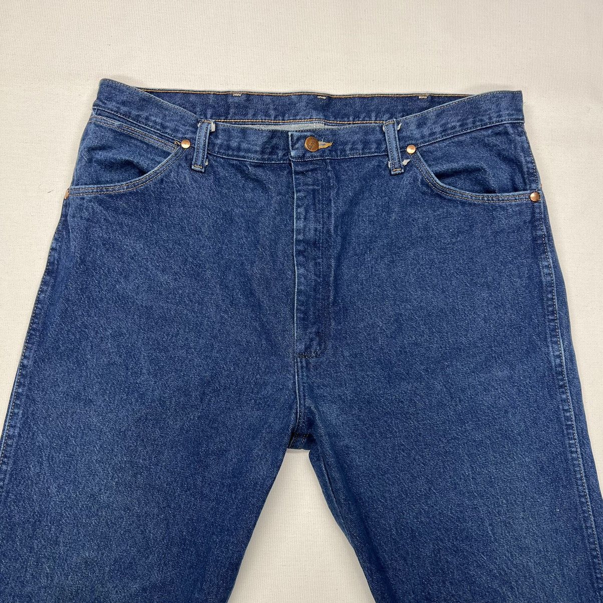 Wrangler Wrangler Jeans Blue Cowboy Cut Slim Denim Western 936DEN Size US 40 / EU 56 - 4 Thumbnail