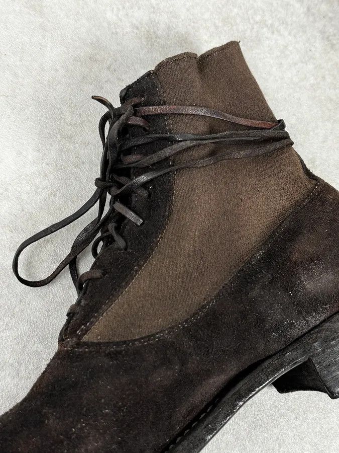Guidi Guidi Lace-Up Brown Suede Leather Ankle Boots Size US 8 / EU 41 - 5 Thumbnail