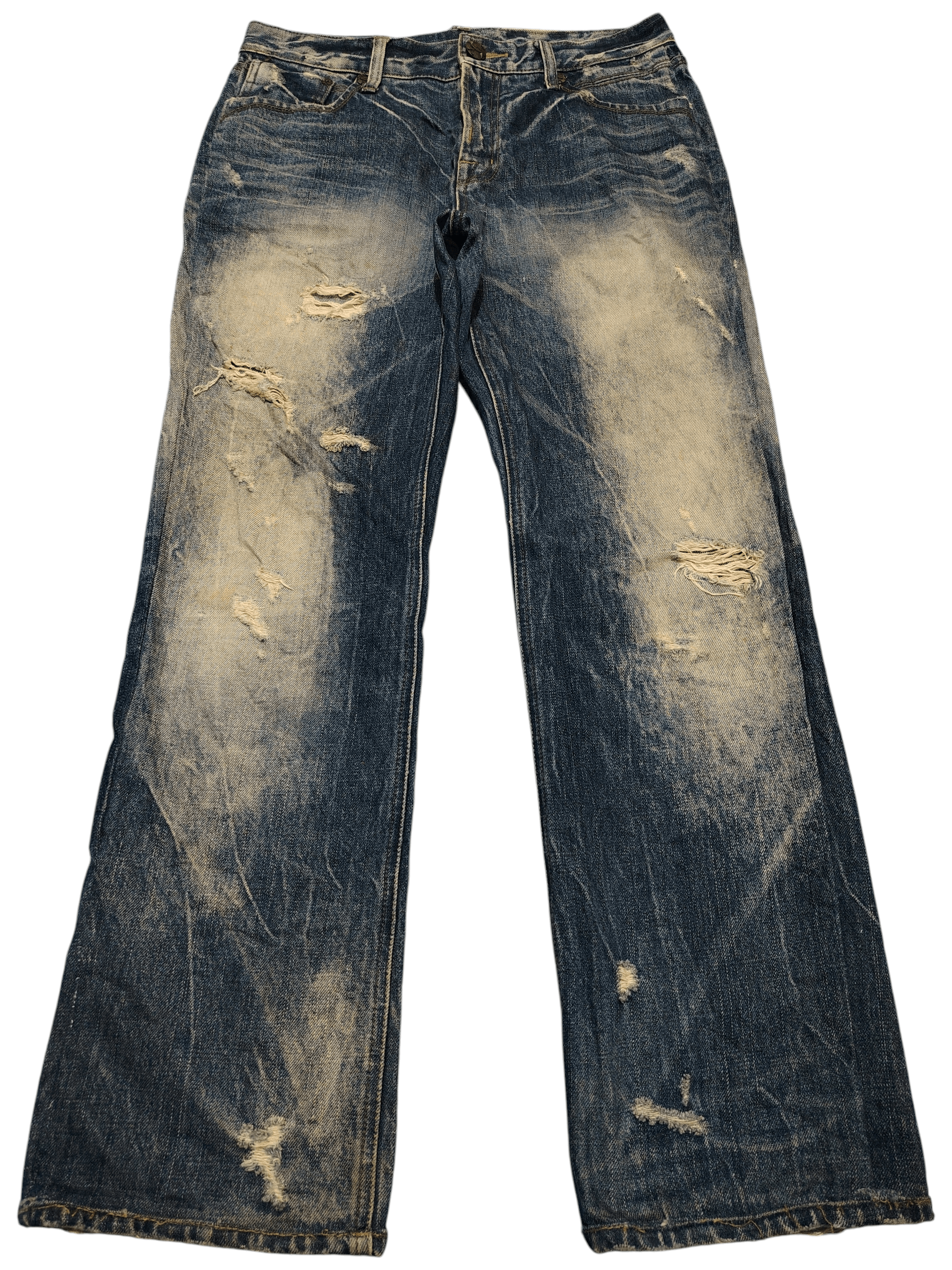 Kapital Japanese Buckaroo Jeans Distressed Denim Size US 32 / EU 48 - 1 Thumbnail