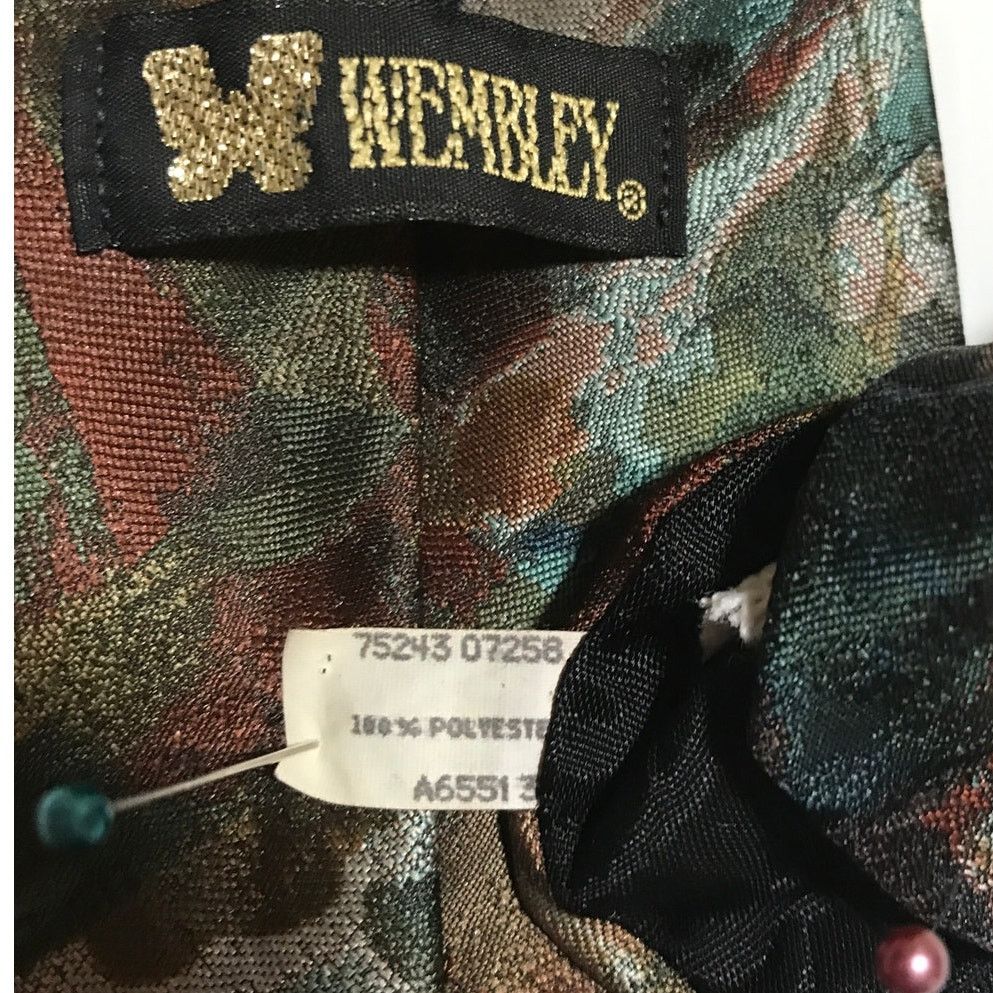 Other Wembley Vintage Abstract Short Wide Necktie Size ONE SIZE - 4 Thumbnail