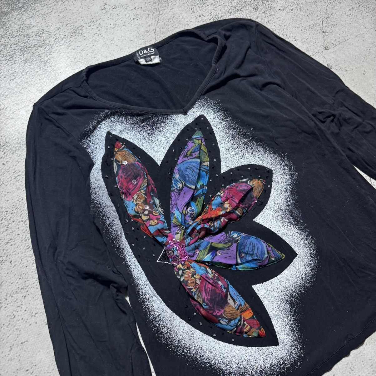 Dolce & Gabbana vintage dolce gabbana flowers long sleeve luxury Size L / US 10 / IT 46 - 2 Thumbnail