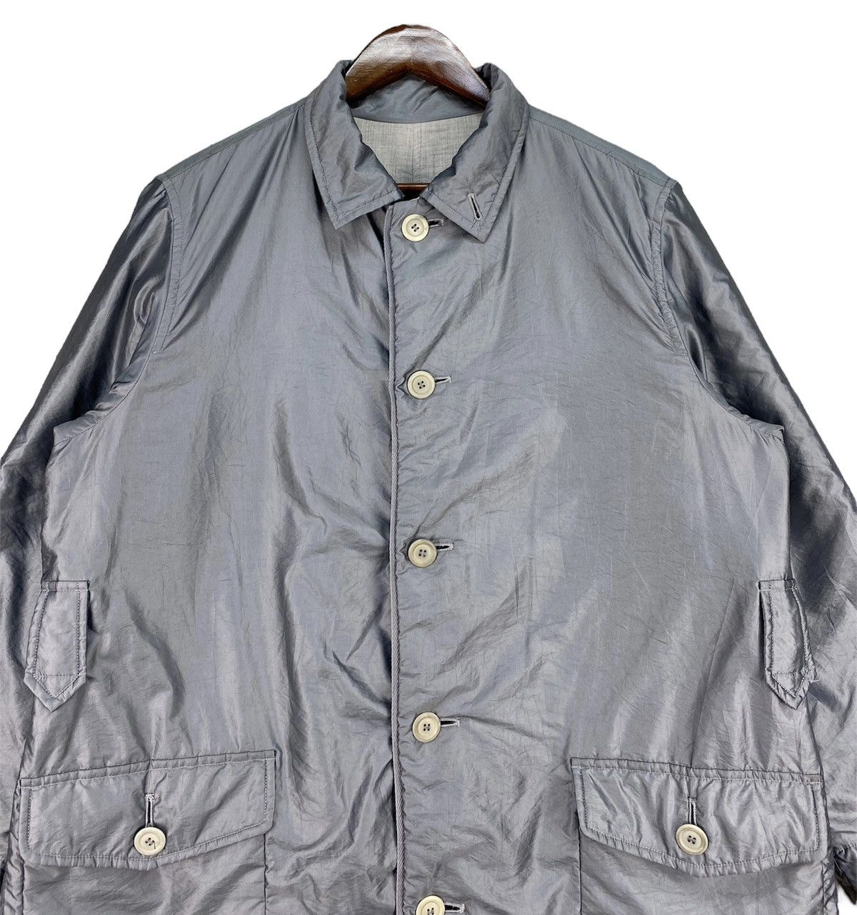 Issey Miyake Issey Miyake Windcoat Riversible Jacket Size US M / EU 48-50 / 2 - 3 Thumbnail