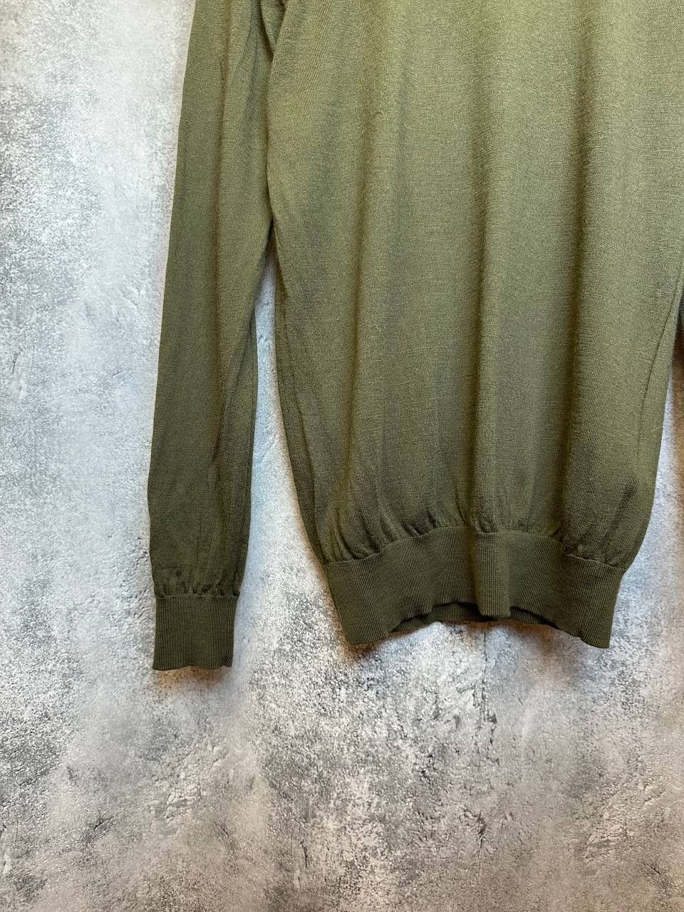 Reiss Reiss Hart Crew Wool Jumper Green LS Pullover Sweater Size US L / EU 52-54 / 3 - 7 Thumbnail