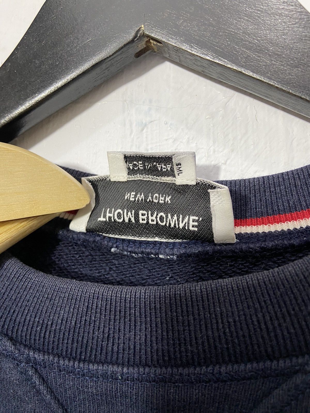 Thom Browne Thom Browne - 4 Bar Loopback Sweatshirt Size US L / EU 52-54 / 3 - 9 Thumbnail