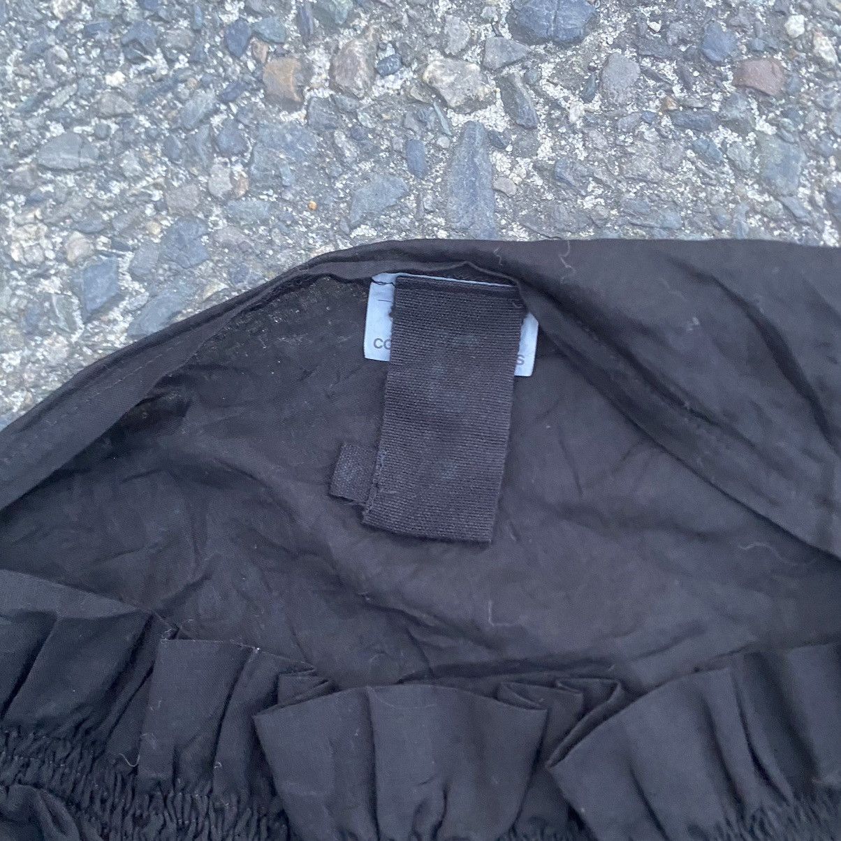 Comme des Garcons Black Tao Comme des Garcons Ruffled Skirt Black Size S / US 4 / IT 40 - 3 Thumbnail