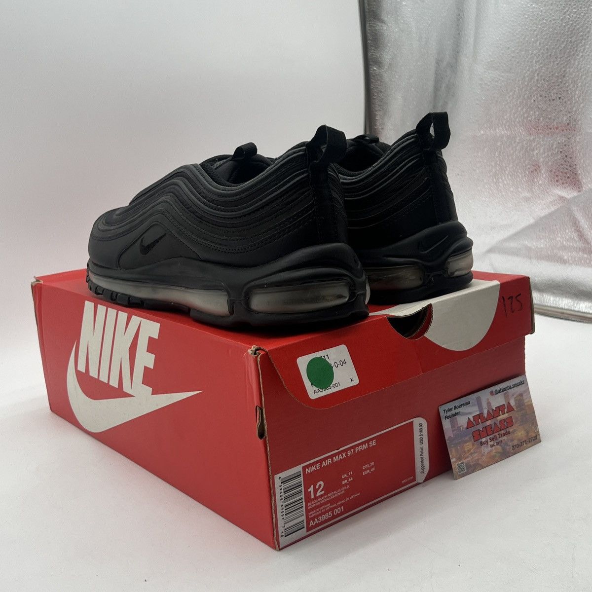 Nike Air max 97 reflective Size US 12 / EU 45 - 4 Thumbnail