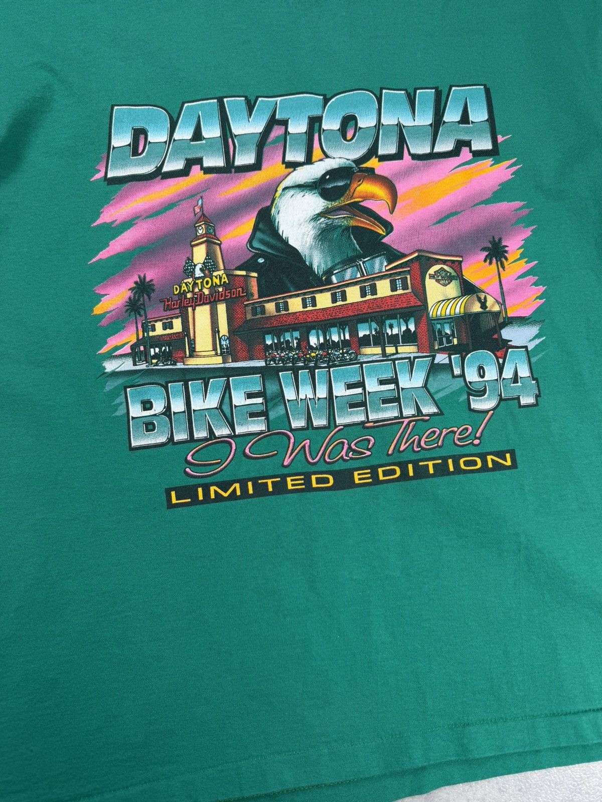 Harley Davidson Harley Davidson 90’s Daytona Biker Week Tee Shirt Size L Size US L / EU 52-54 / 3 - 2 Thumbnail