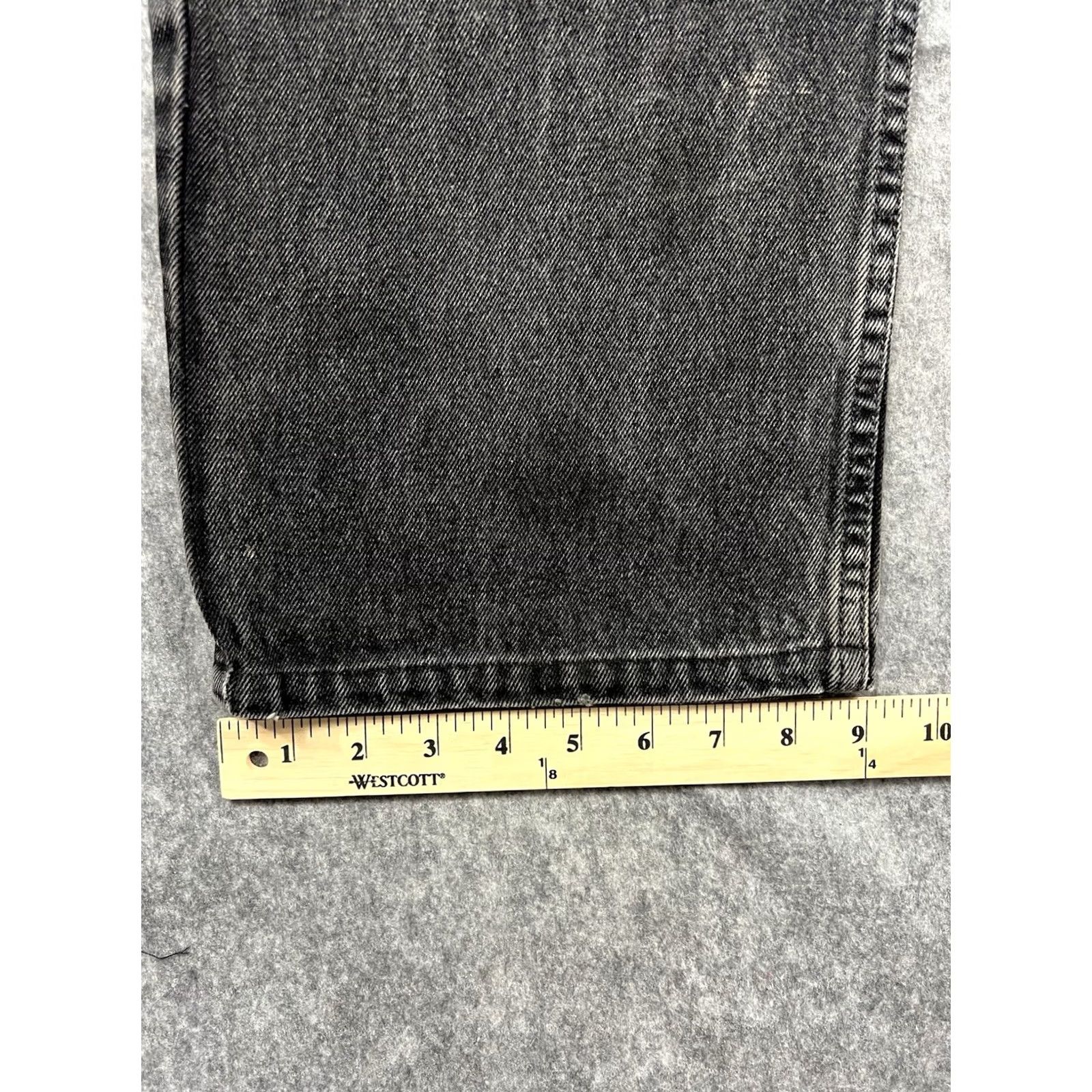 Levi's VINTAGE Levi's 505 Jeans Men's Black Regular Fit Distressed Denim Size 40x29 Size US 40 / EU 56 - 6 Thumbnail
