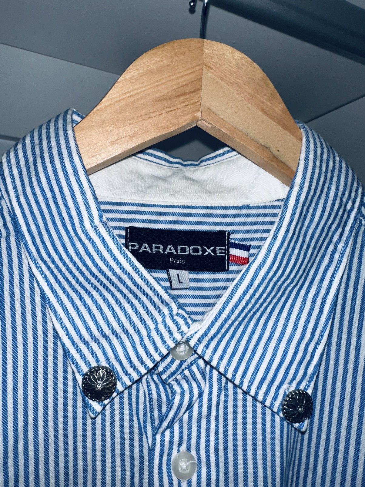 Paradoxe Paris Paradoxe Paris bling crystal logo shirt Size US L / EU 52-54 / 3 - 4 Thumbnail