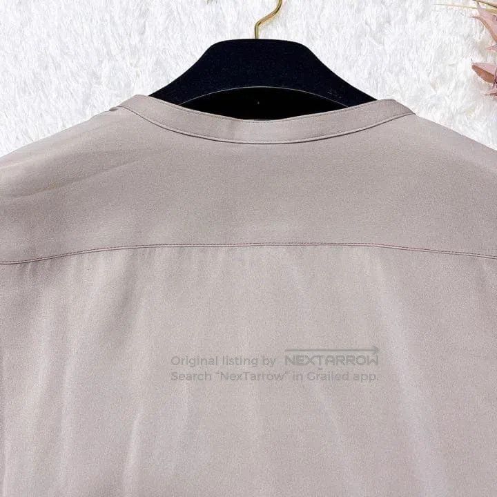 The Row The Row Grey Silk Shirt Size M / US 6-8 / IT 42-44 - 5 Thumbnail