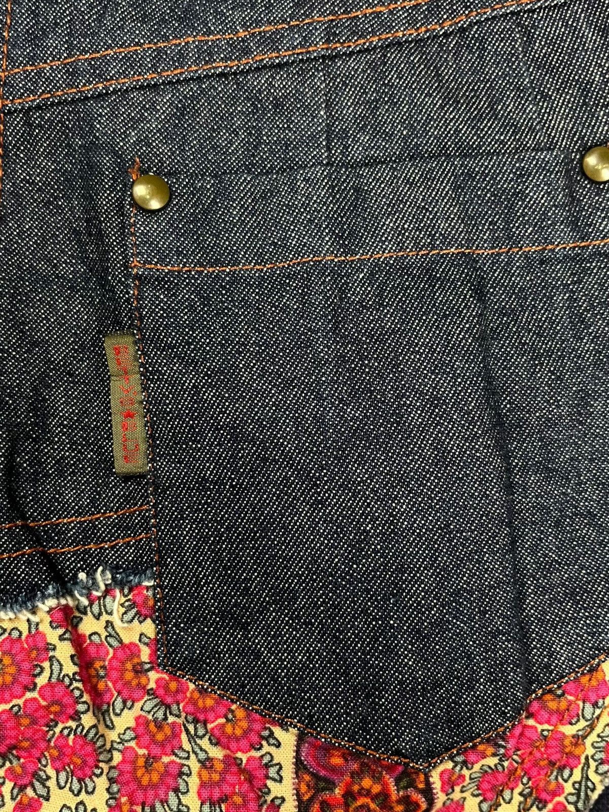 Angel Blue 2000s Bettys Blue - Fantasy Floral Ruffle Skirt Size 28" / US 6 / IT 42 - 9 Thumbnail