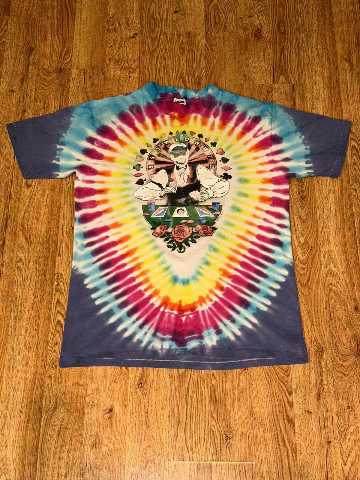 Grateful Dead × Liquid Blue VTG 1991 Grateful Dead Casino Poker Dealer Single Stitch XL Size US XL / EU 56 / 4 - 12 Thumbnail