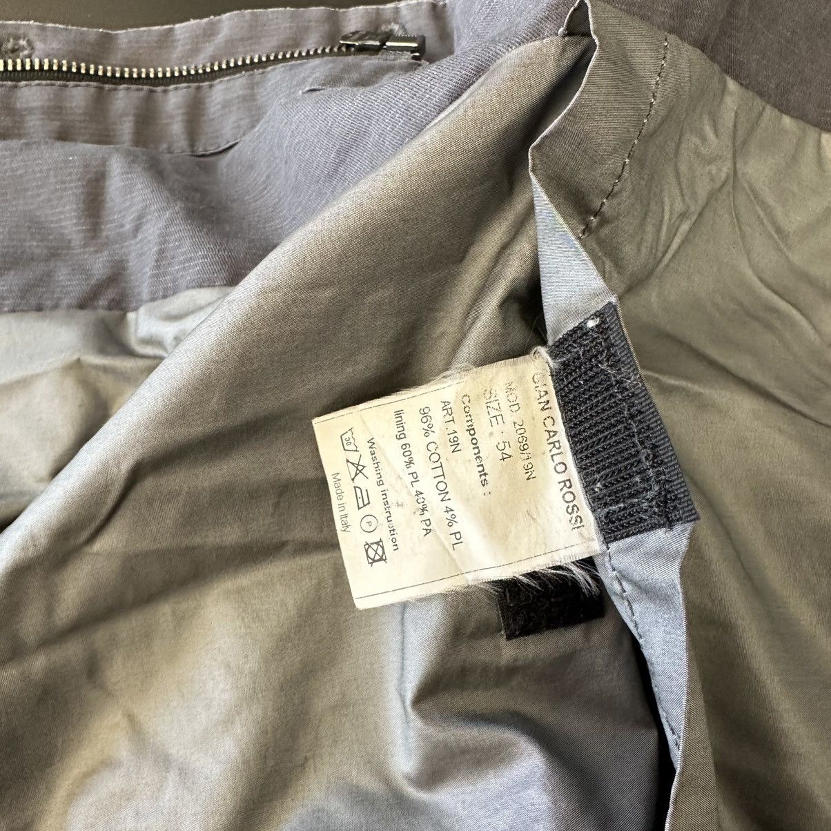 GIAN CARLO ROSSI Gian Carlo Rossi Zip Up Cargo Down Jacket Size US L / EU 52-54 / 3 - 11 Thumbnail
