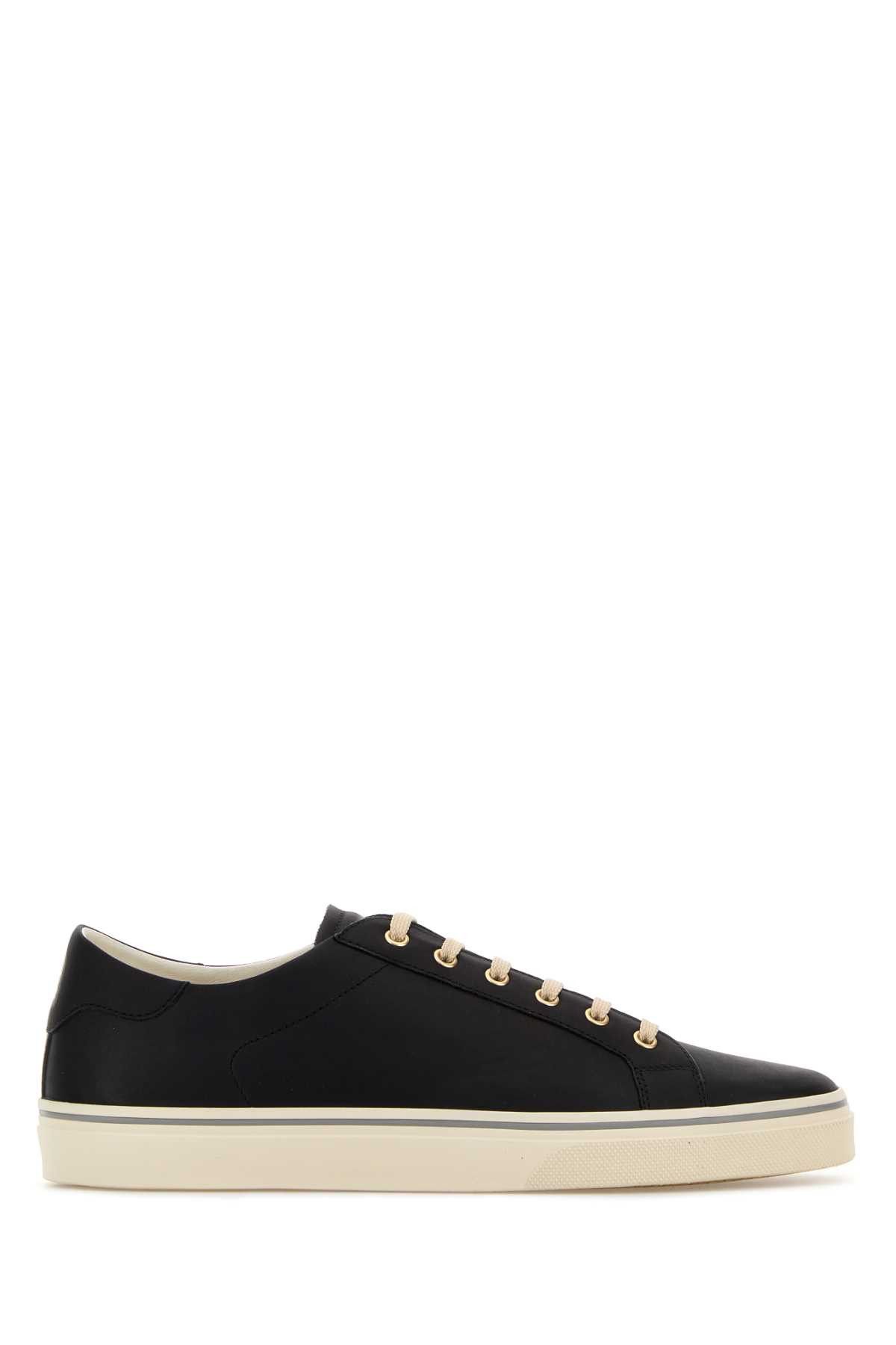 Brunello Cucinelli Black Leather Sneakers Size US 8 / EU 41 - 1 Thumbnail