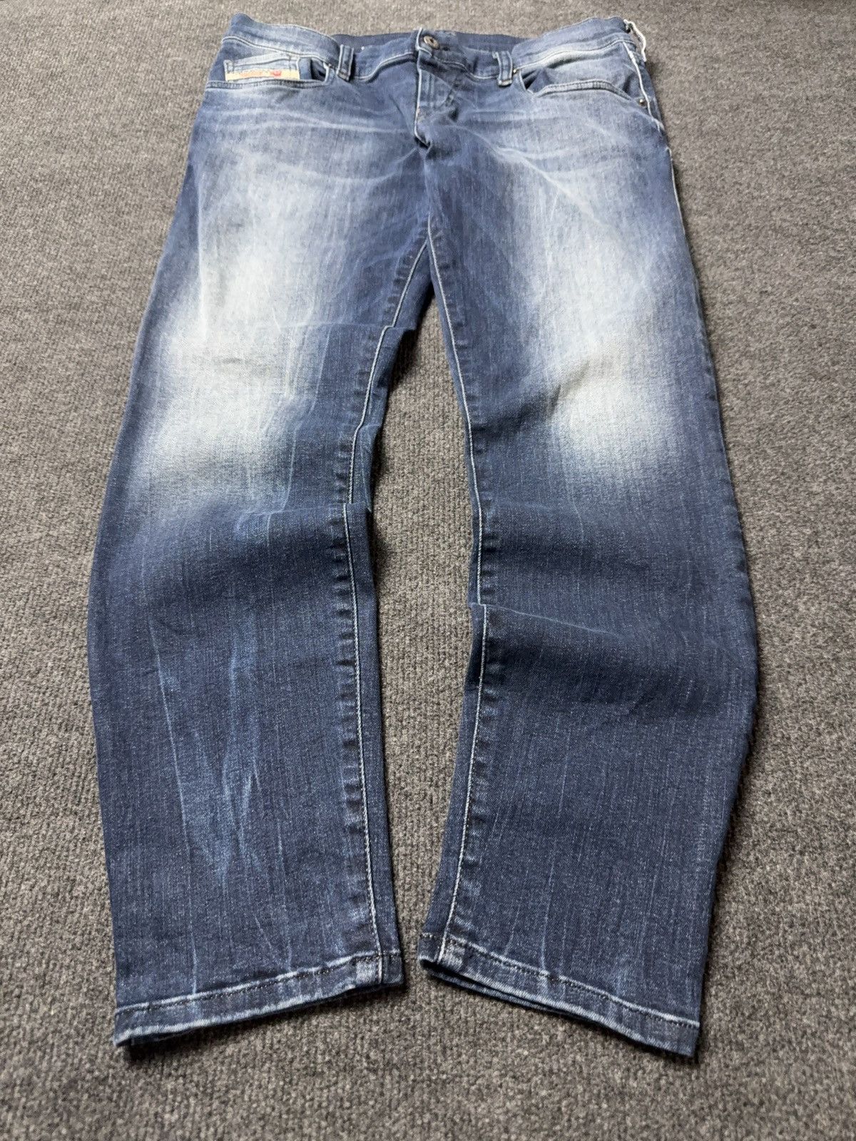 Diesel Luxury 00s Y2K Diesel Grupee-Ankle Super Slim Skinny Jeans Size 30" / US 8 / IT 44 - 1 Thumbnail