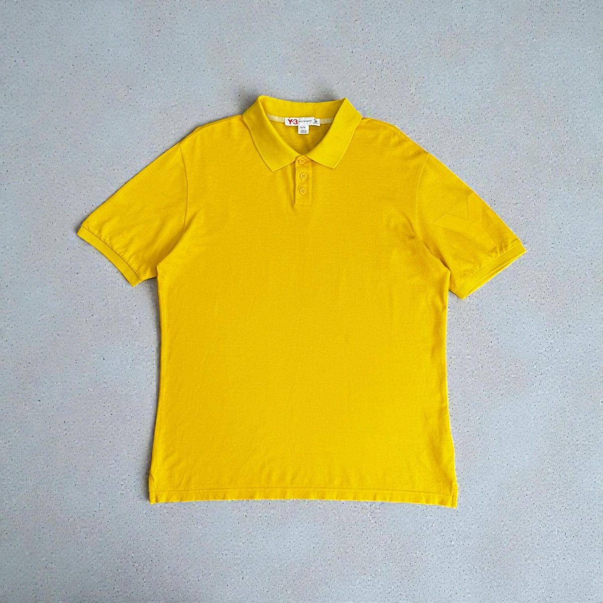 Yohji Yamamoto Adidas Yohji Yamamoto Y-3 Short Sleeve Logo Men Polo Shirt Size US XL / EU 56 / 4 - 1 Thumbnail