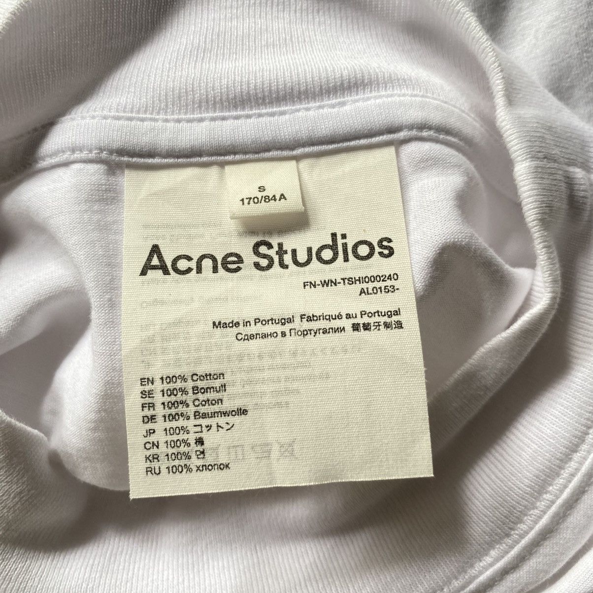 Acne Studios Acne Studios White Short-Sleeve T-Shirt Size S / US 4 / IT 40 - 8 Thumbnail