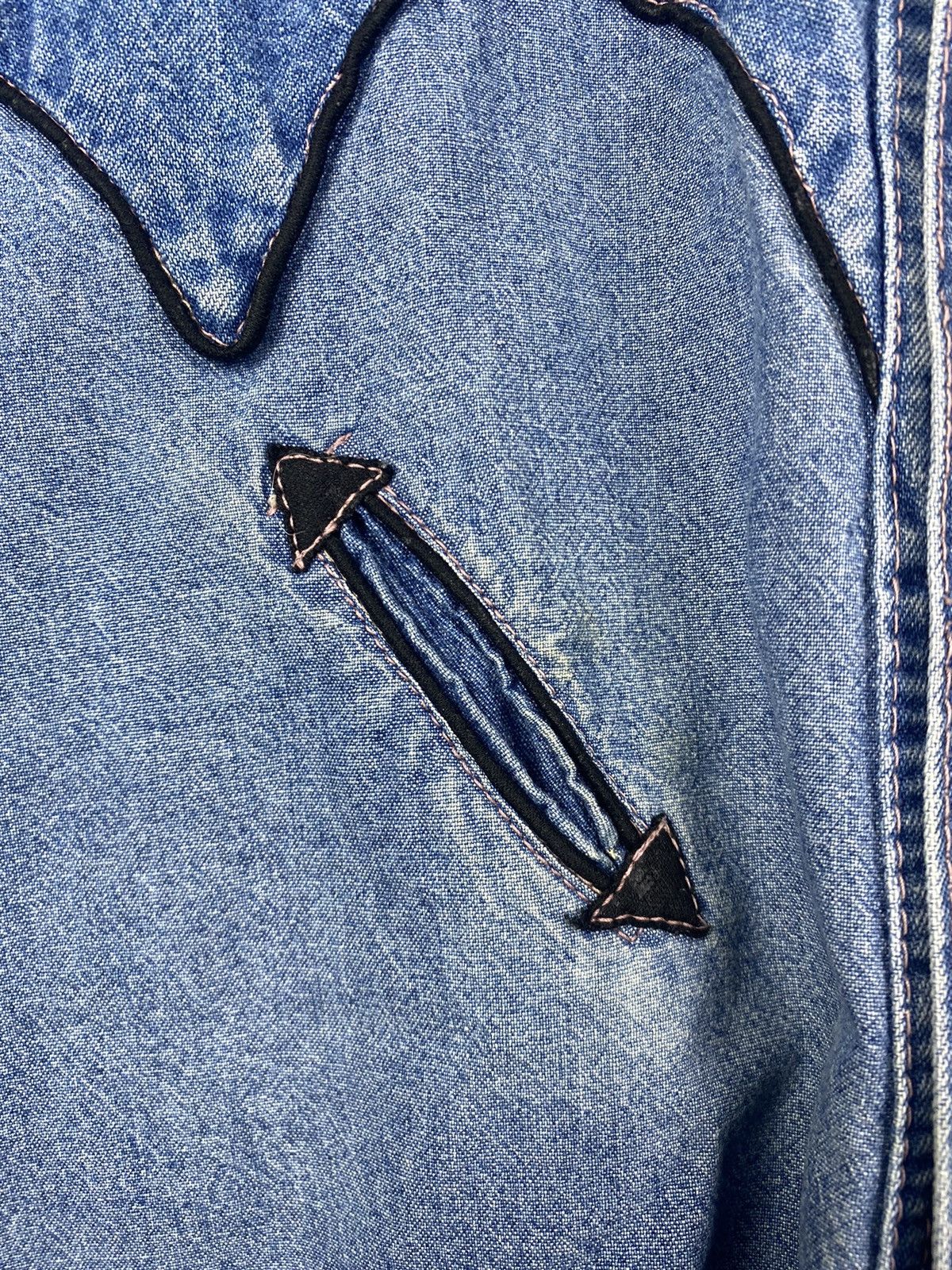Cowboy Equipment × Vintage 90s vintage USA western cowboy denim shirt Size US M / EU 48-50 / 2 - 9 Thumbnail